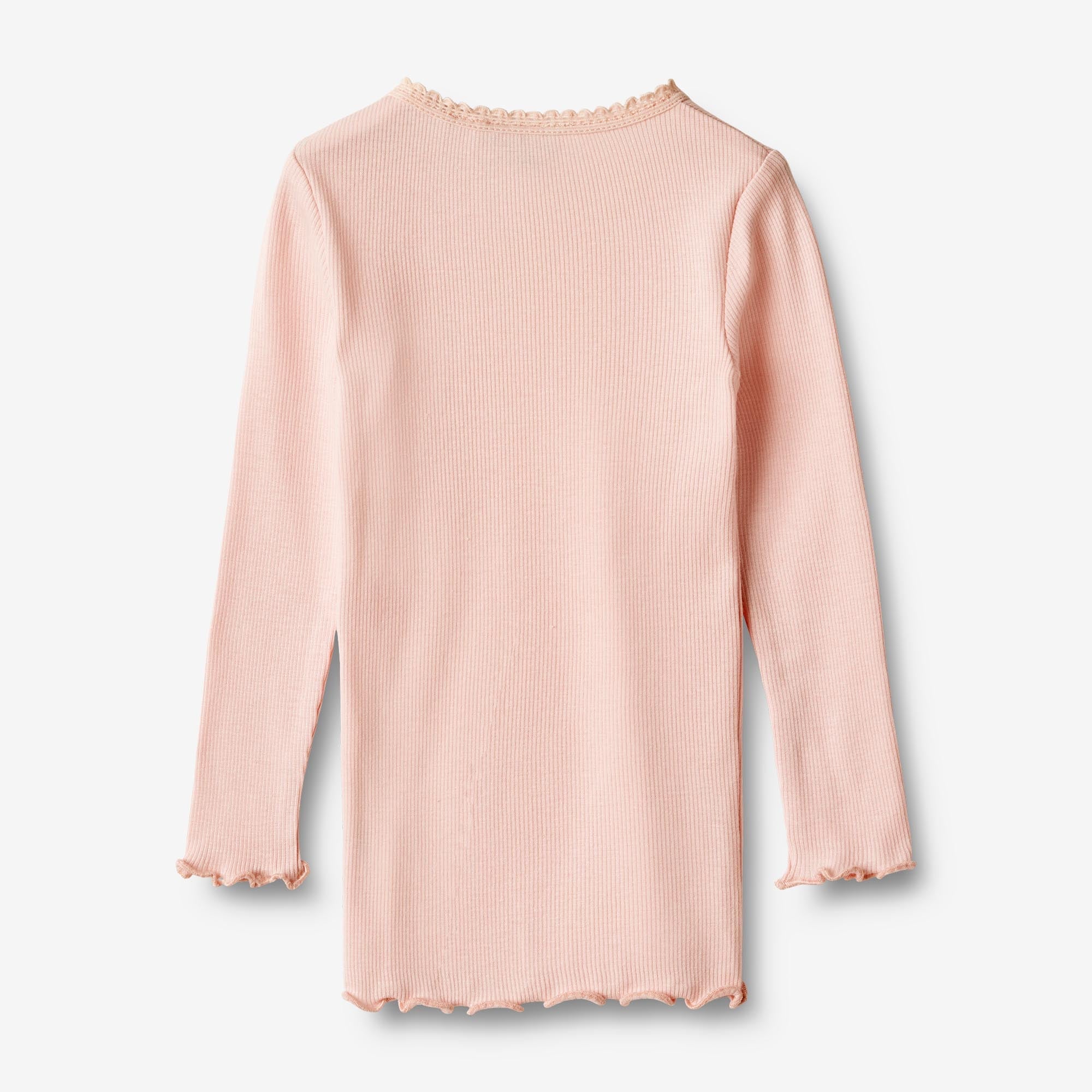 Langærmet Rib T-shirt Reese - rose ballet