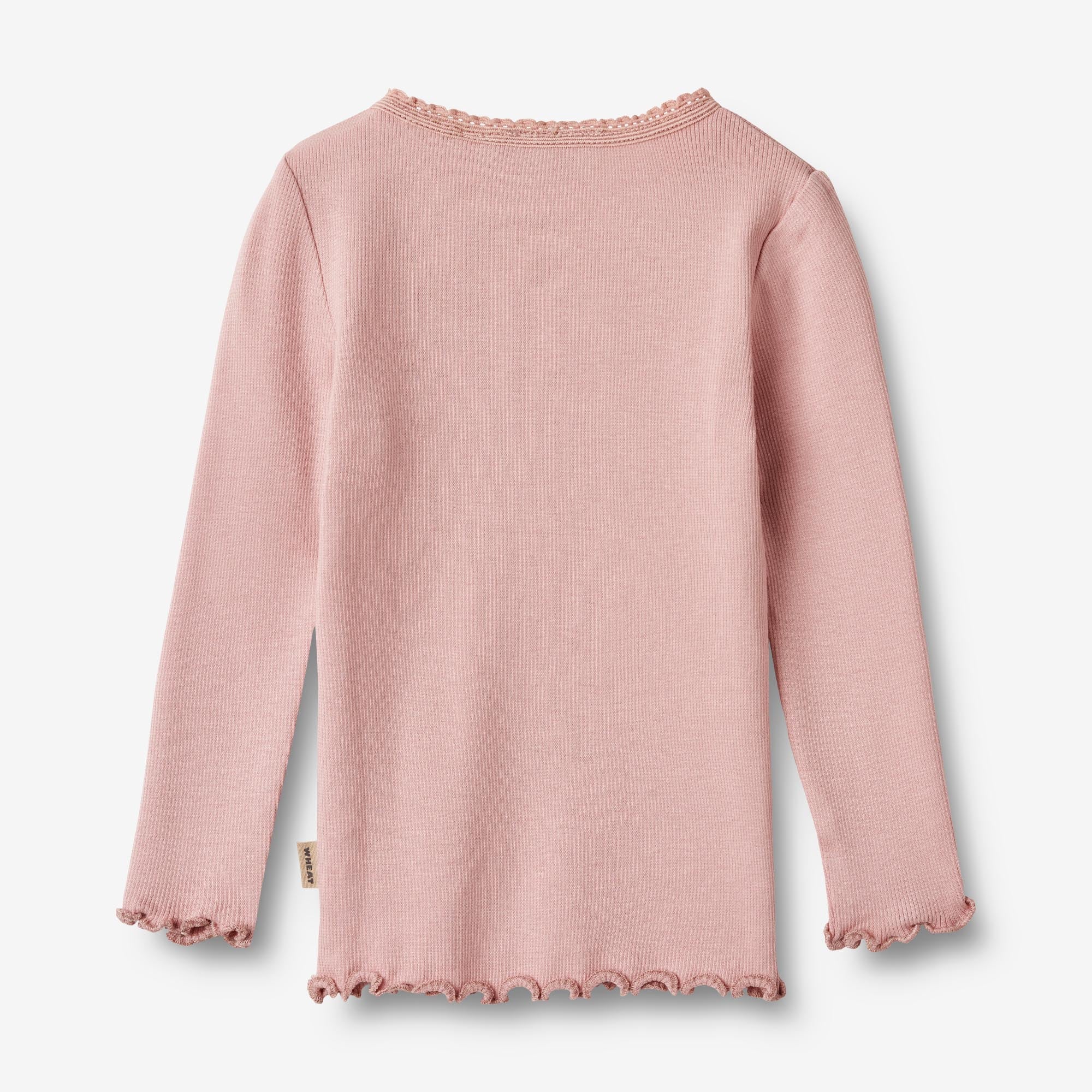 Langærmet Rib T-shirt Reese | Baby - rose frost