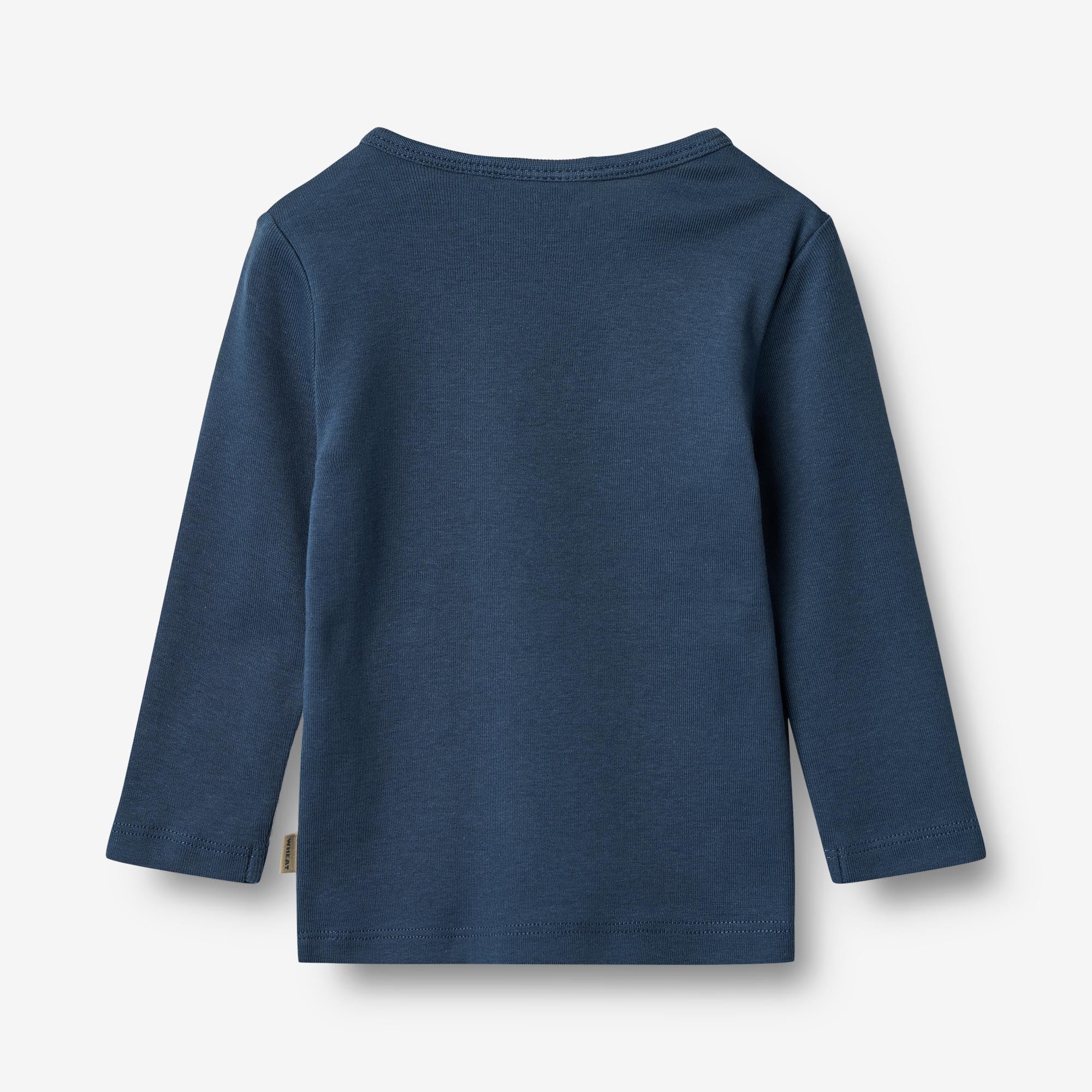 Langærmet T-Shirt Benjamin - blue waves