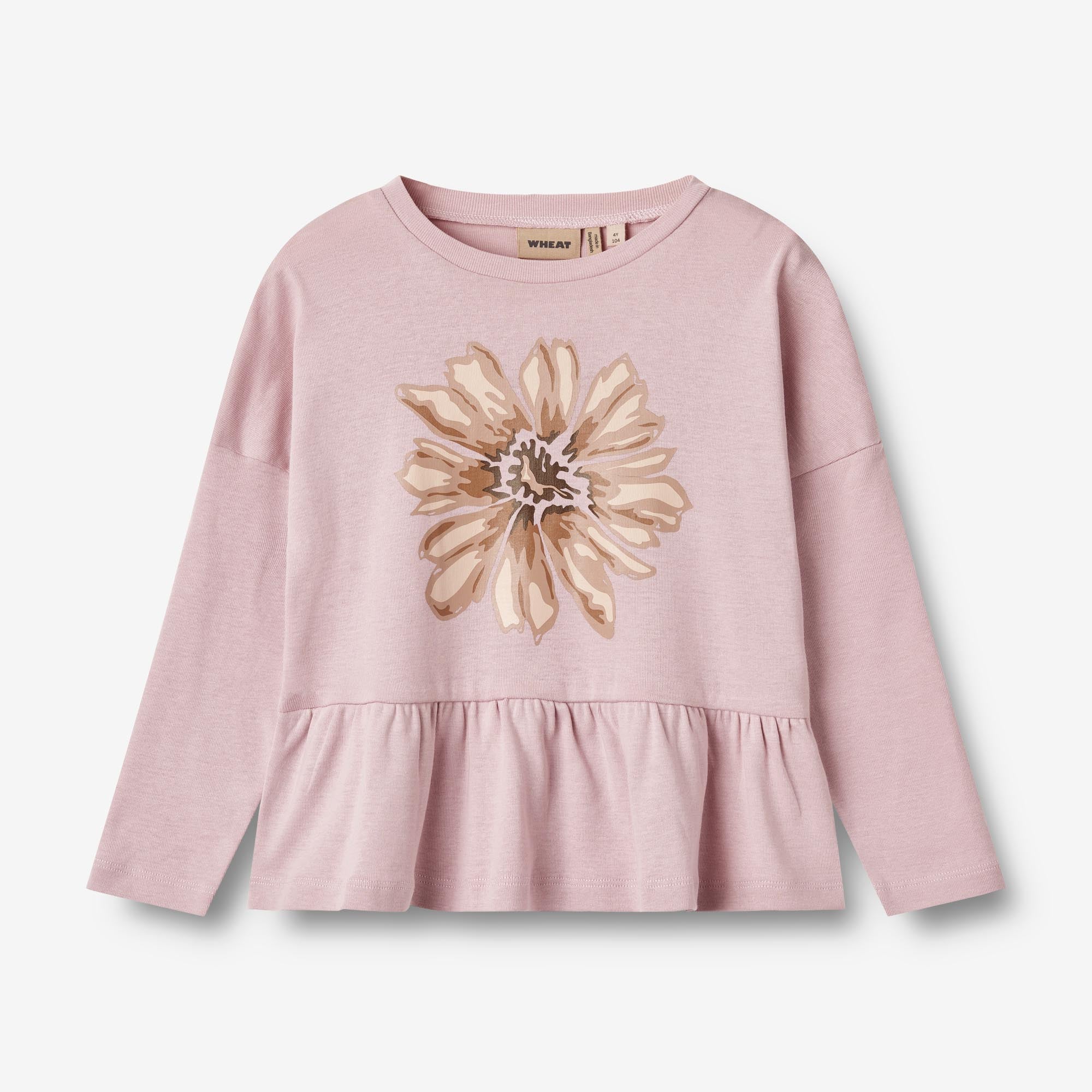Wheat Main Langærmet T-Shirt Gaby Jersey Tops and T-Shirts 1491 violet