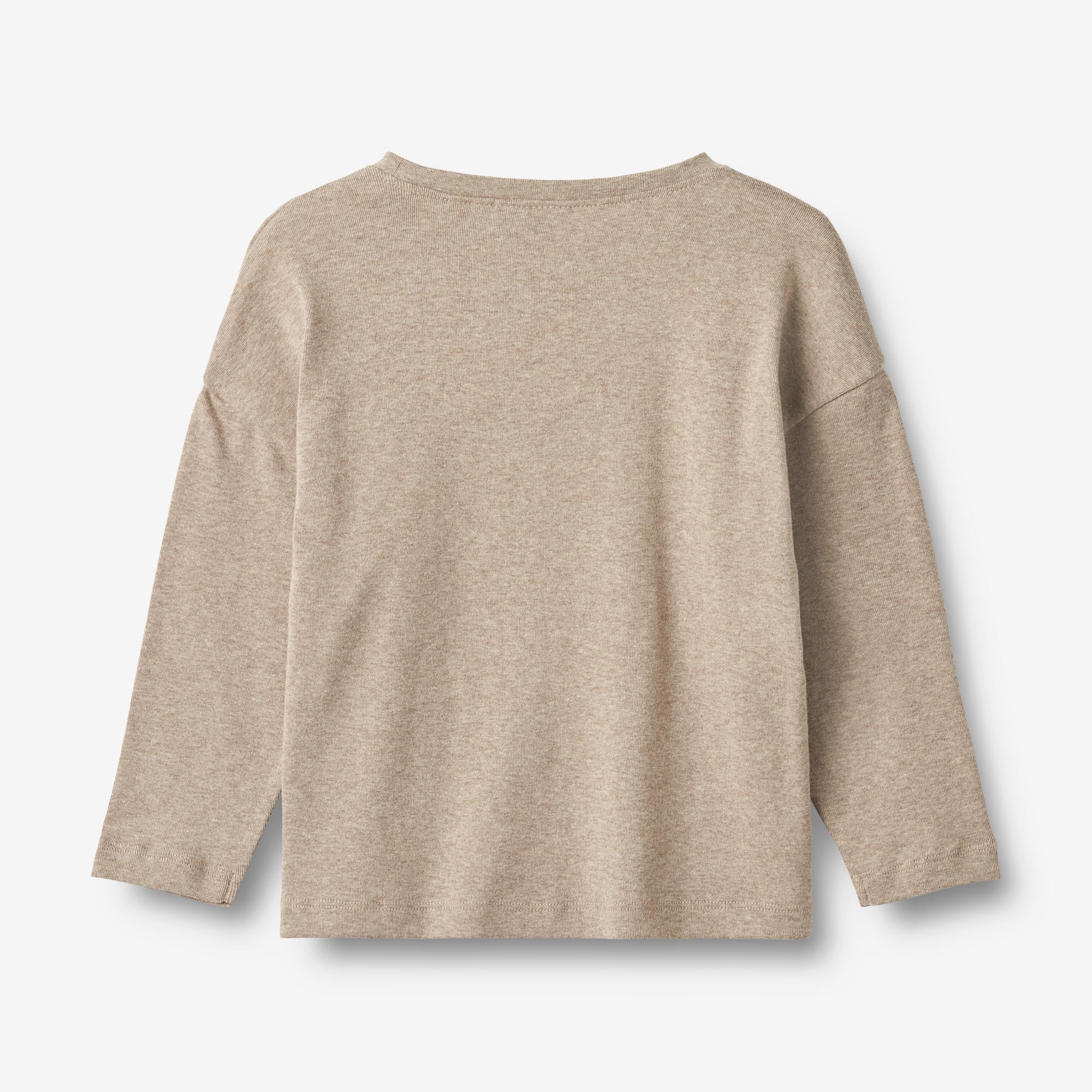 Langærmet T-Shirt Hanni - gravel melange