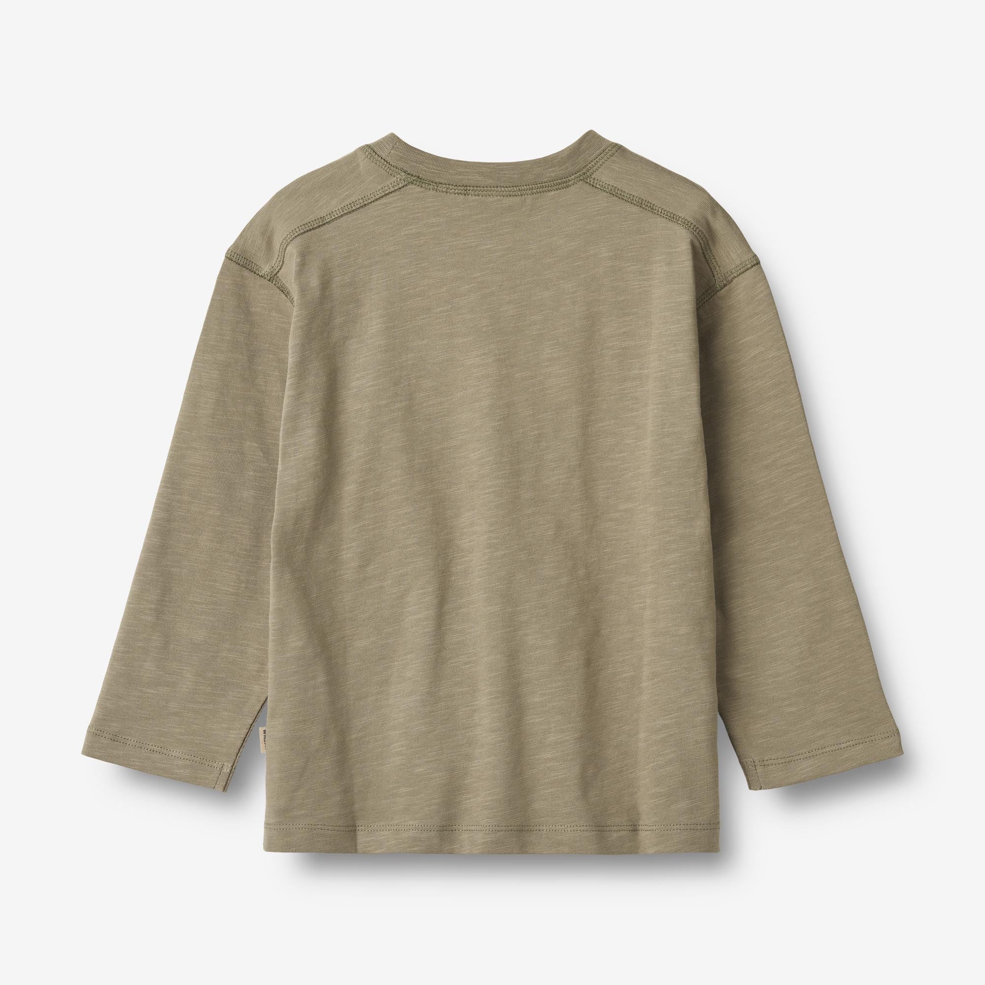 Langærmet T-shirt Barny - dry sage