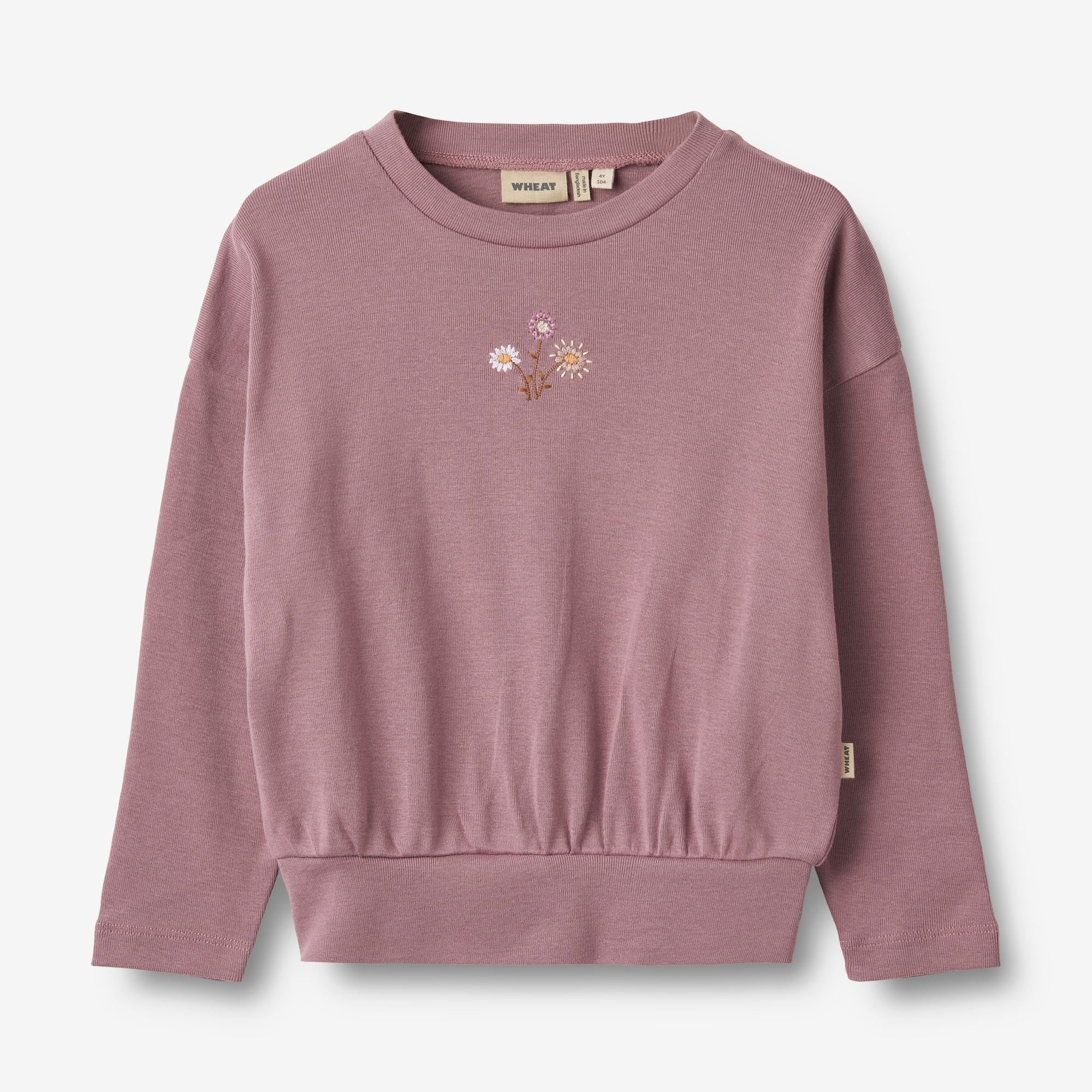 Wheat Main Langærmet T-shirt Beathe Jersey Tops and T-Shirts 1308 lavender dawn
