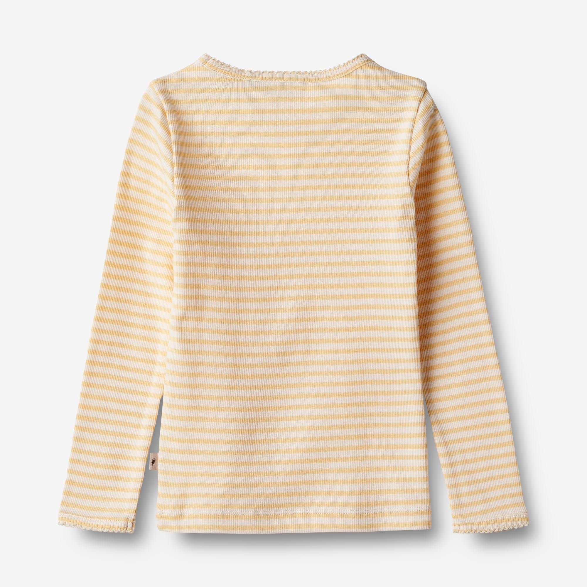 Langærmet T-shirt Belis - pale apricot stripe