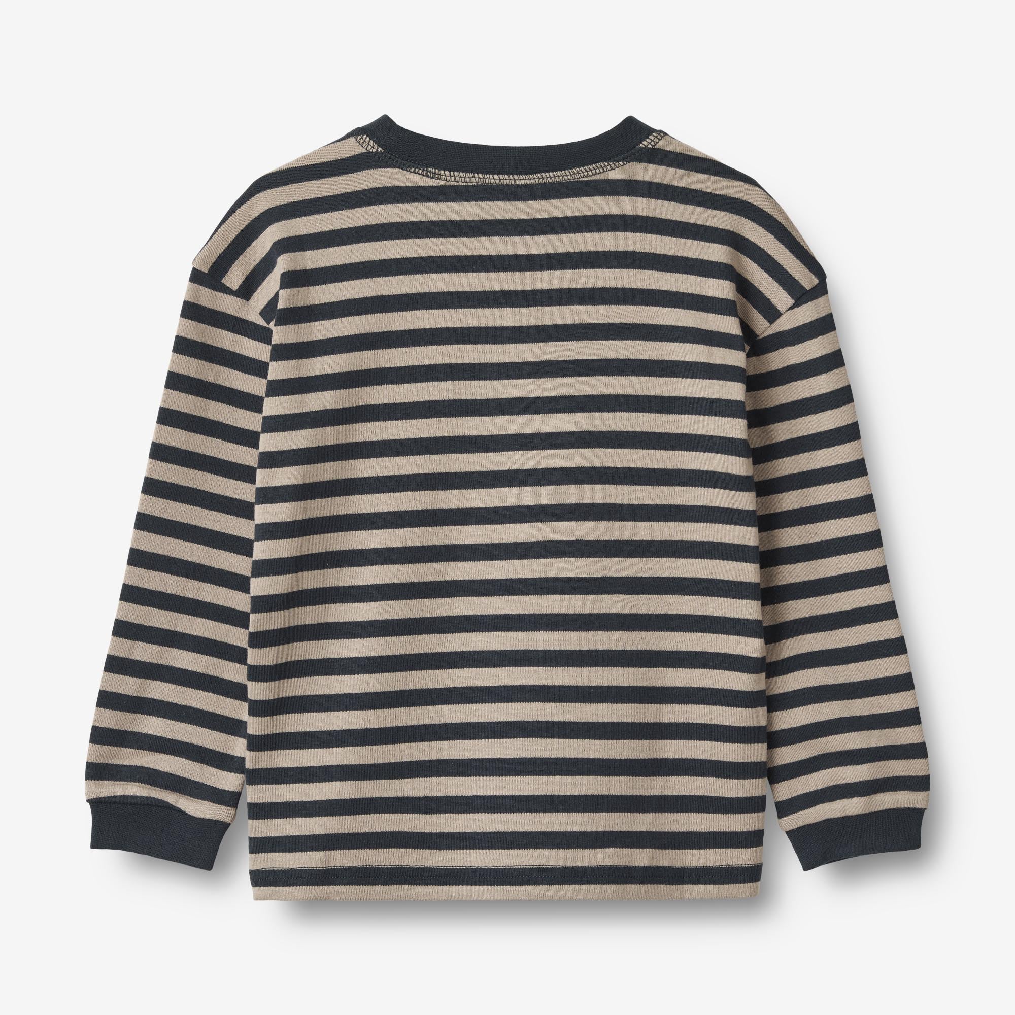 Langærmet T-shirt Frans - navy stripe