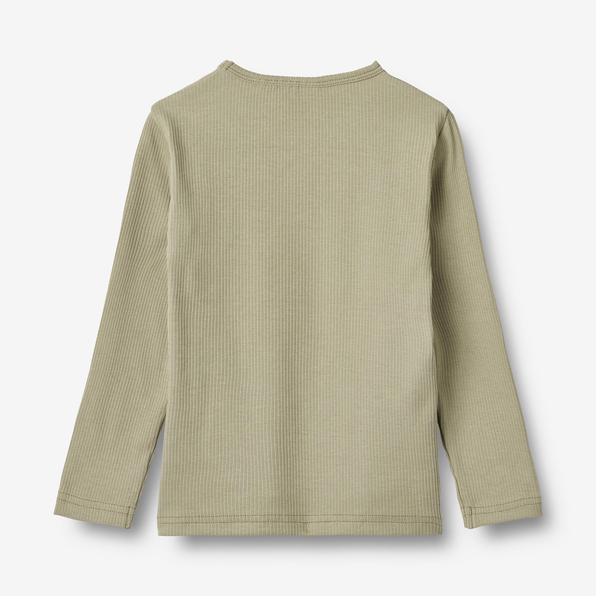 Langærmet T-shirt Stig - green tea