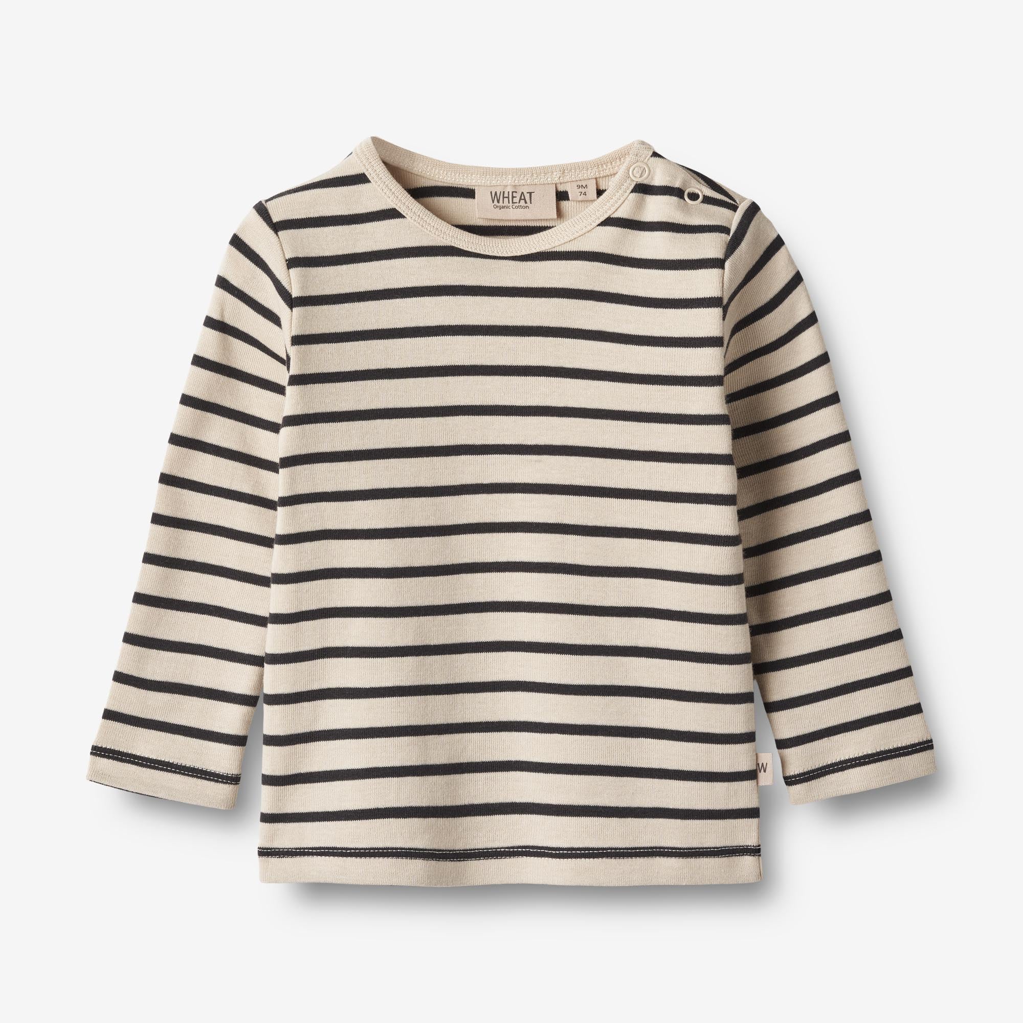 Wheat Main   Langærmet T-shirt Stig Jersey Tops and T-Shirts 1433 navy stripe