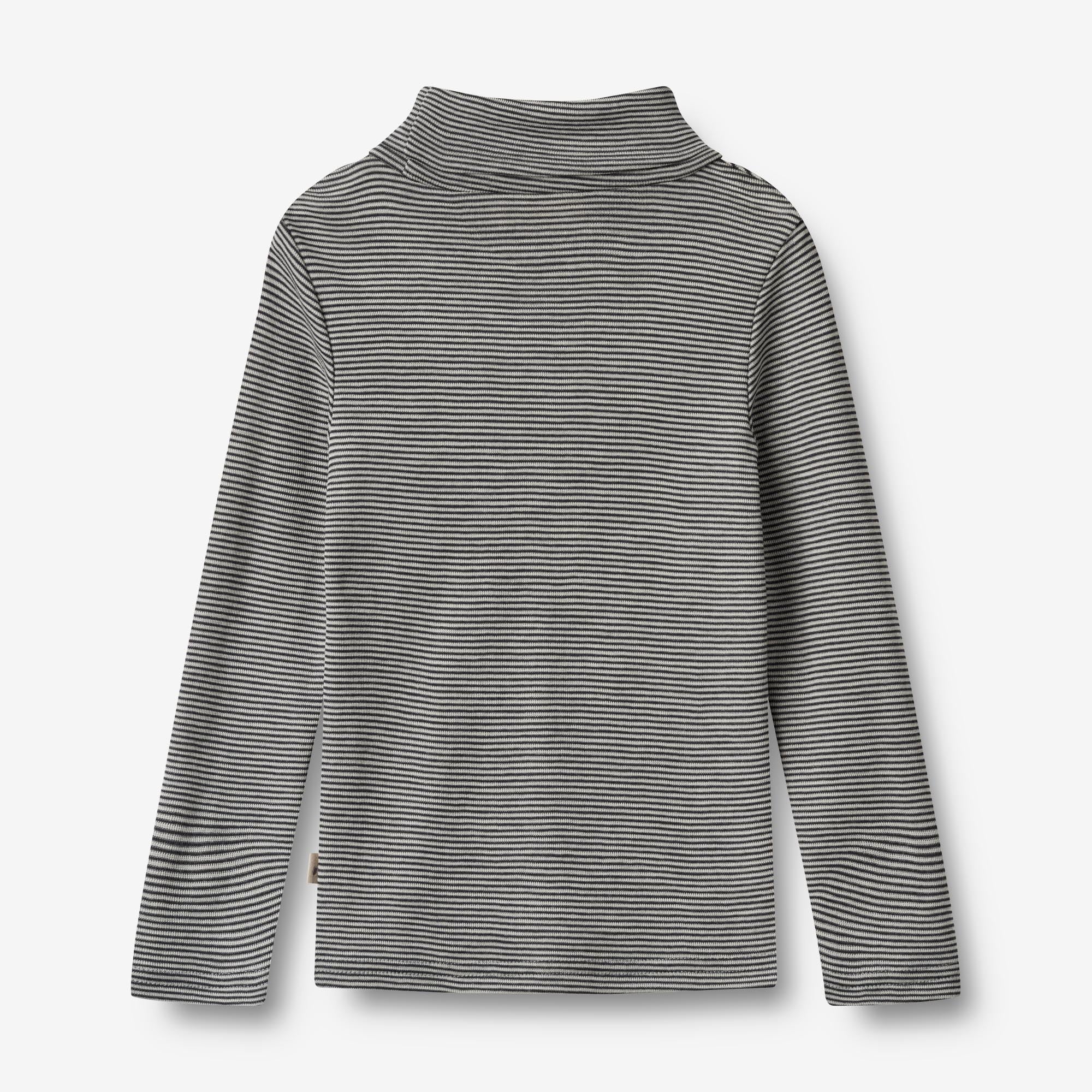 Uld Rullekrave Aksel - navy stripe