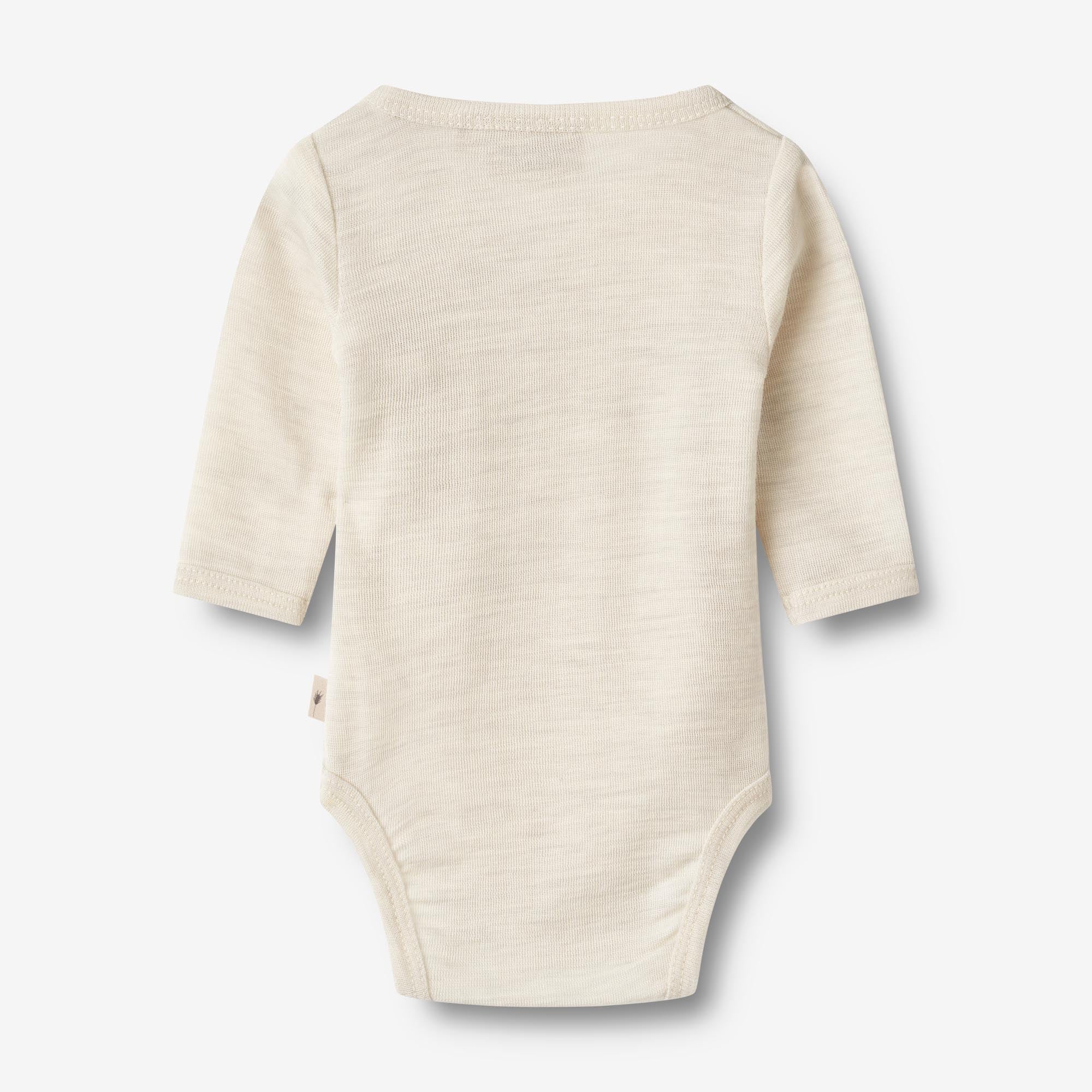 Slå-om Uld Body Willow - eggshell melange