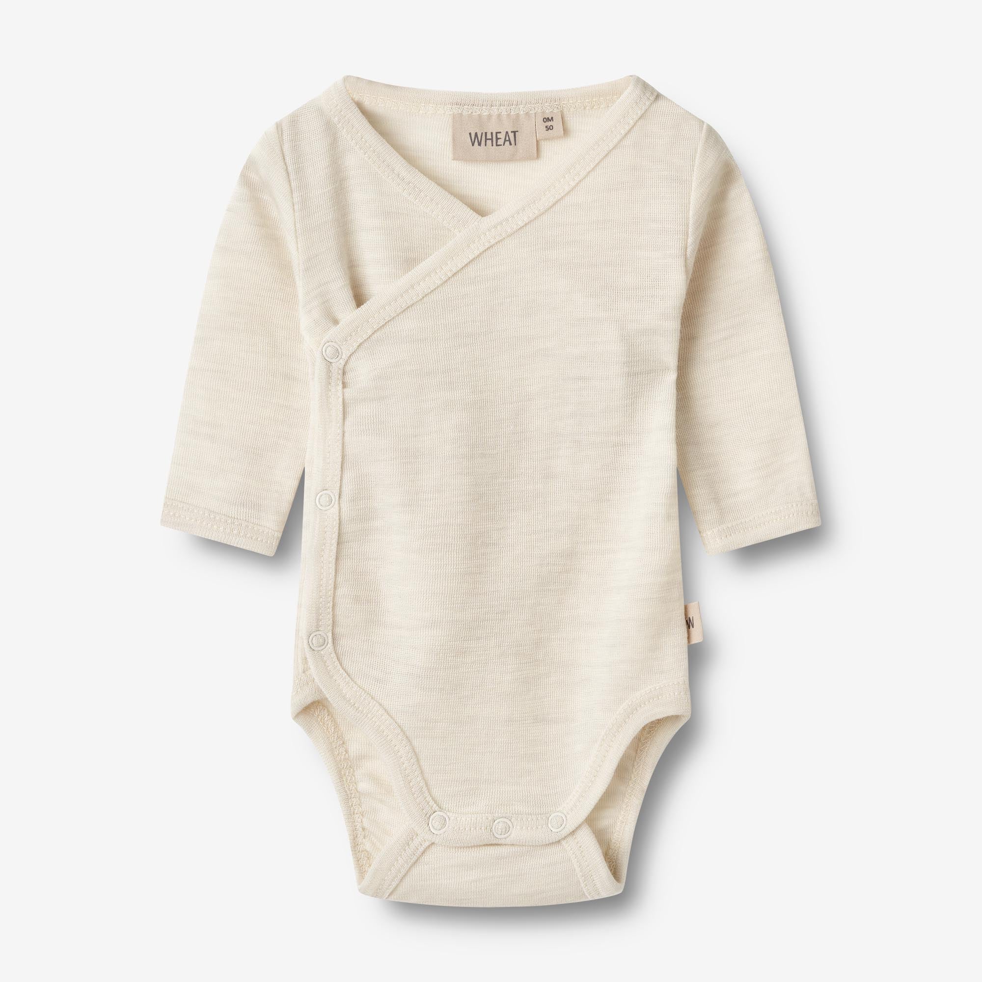 Slå-om Uld Body Willow - eggshell melange