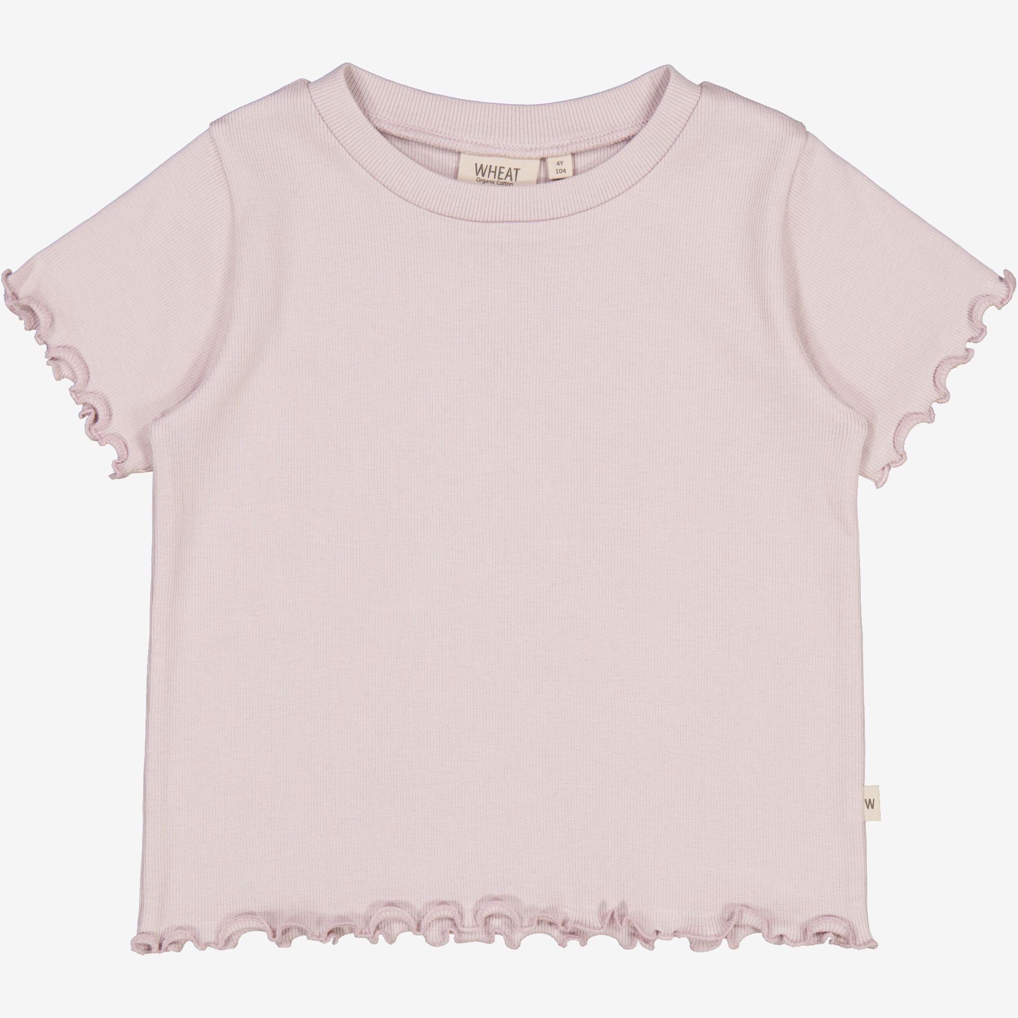 Wheat Main Rib T-shirt Irene Jersey Tops and T-Shirts 1354 soft lilac