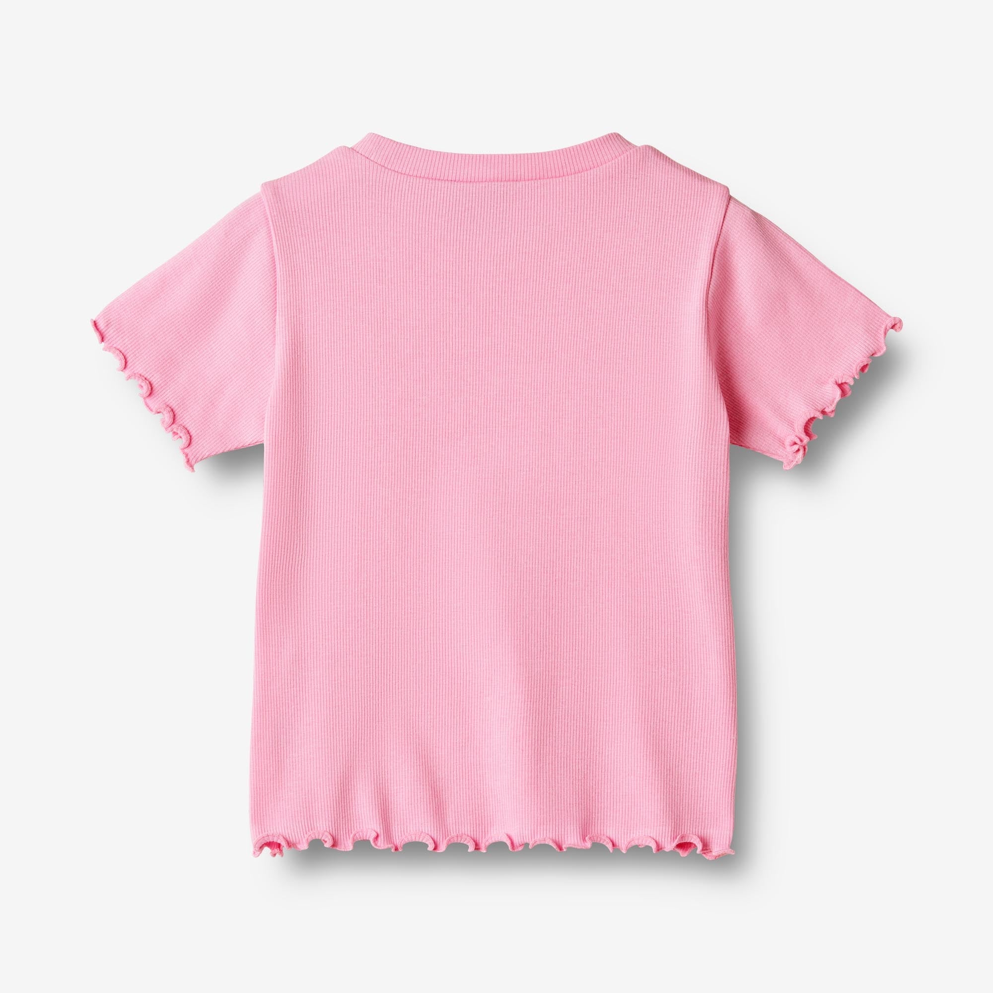 Rib T-shirt Irene - pink