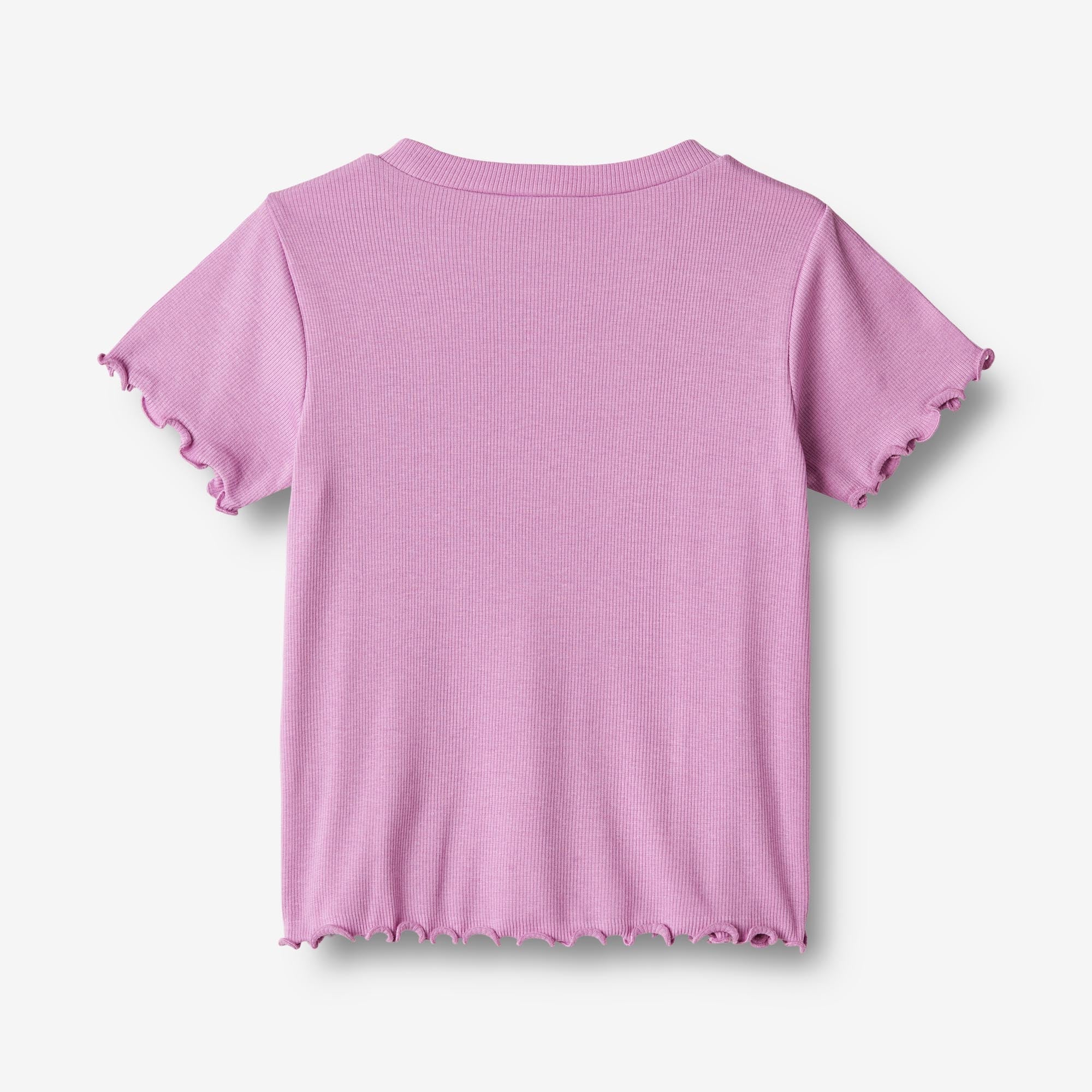 Rib T-shirt Irene - iris