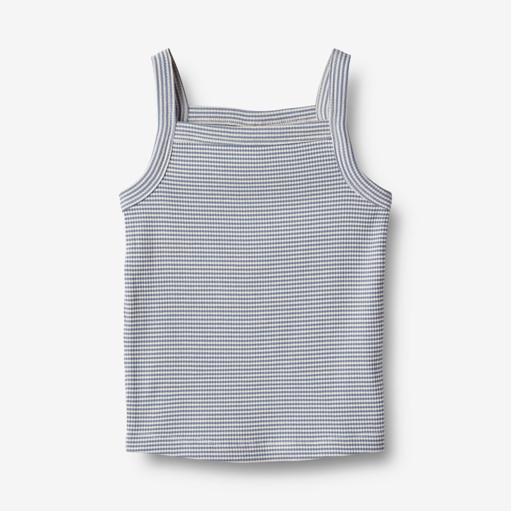 Wheat Main   Rib Top Shelly Jersey Tops and T-Shirts 1048 blue stripe