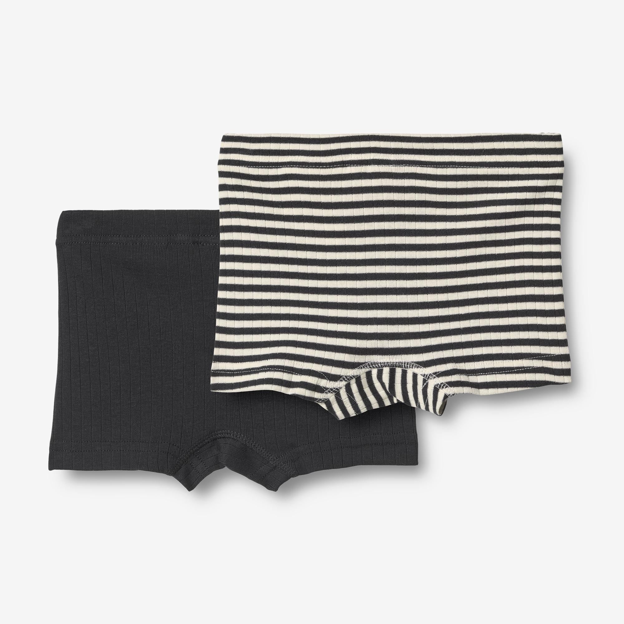 Sæt af 2 Boxershorts Louis - navy rib stripe