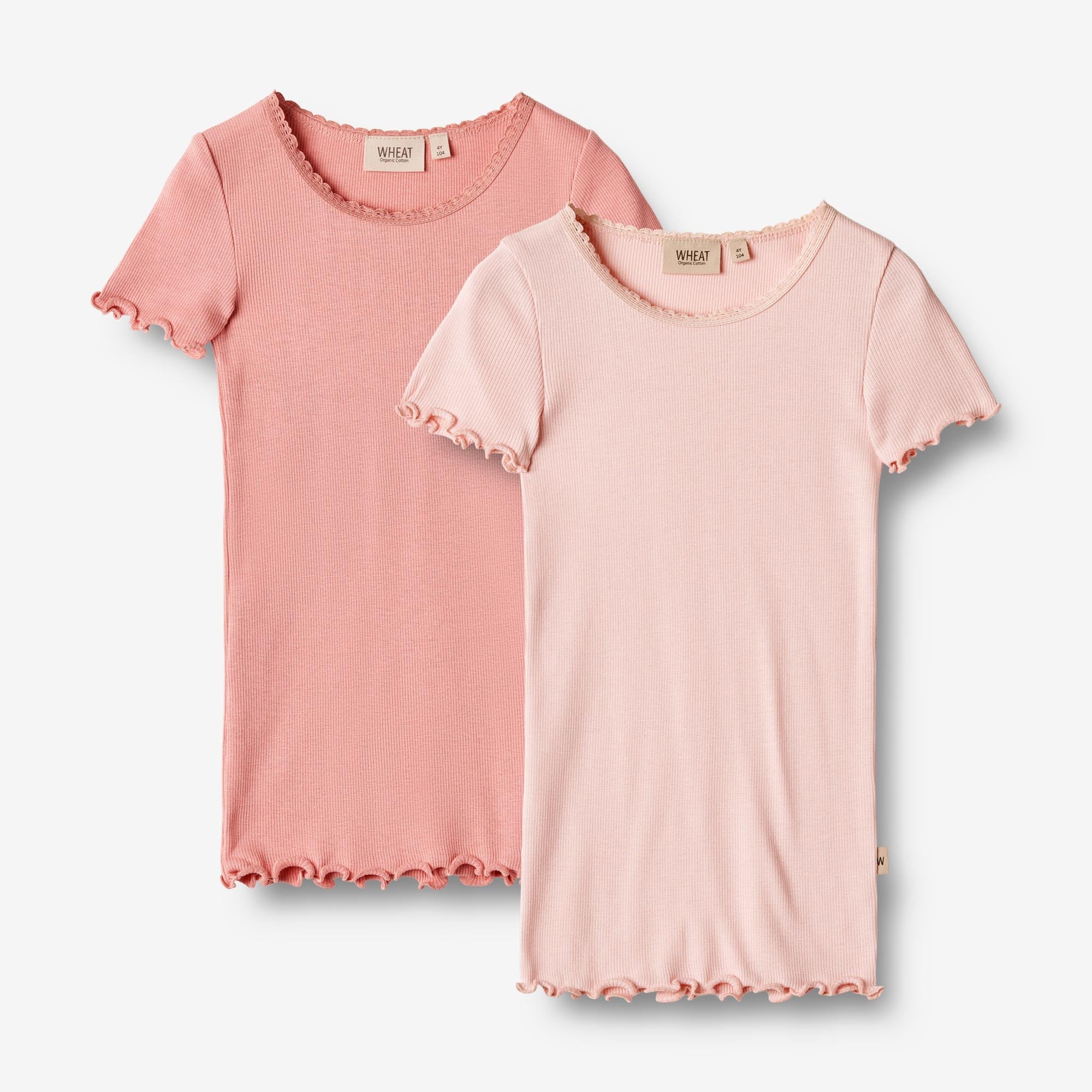 Wheat Main   Sæt af 2 Rib T-shirts Katie Jersey Tops and T-Shirts 2510 rosette ballet