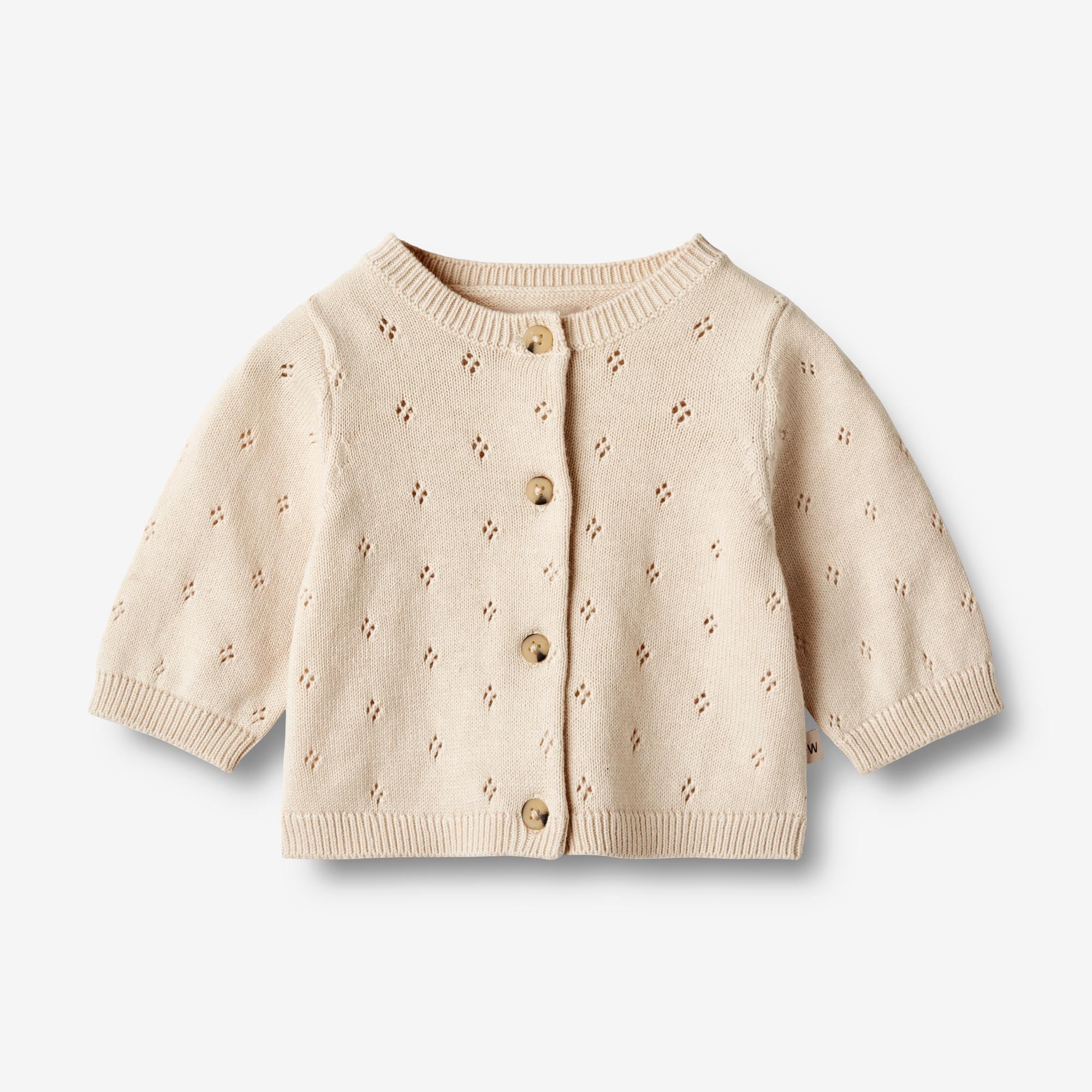 Strik Cardigan Maia | Baby - sandshell
