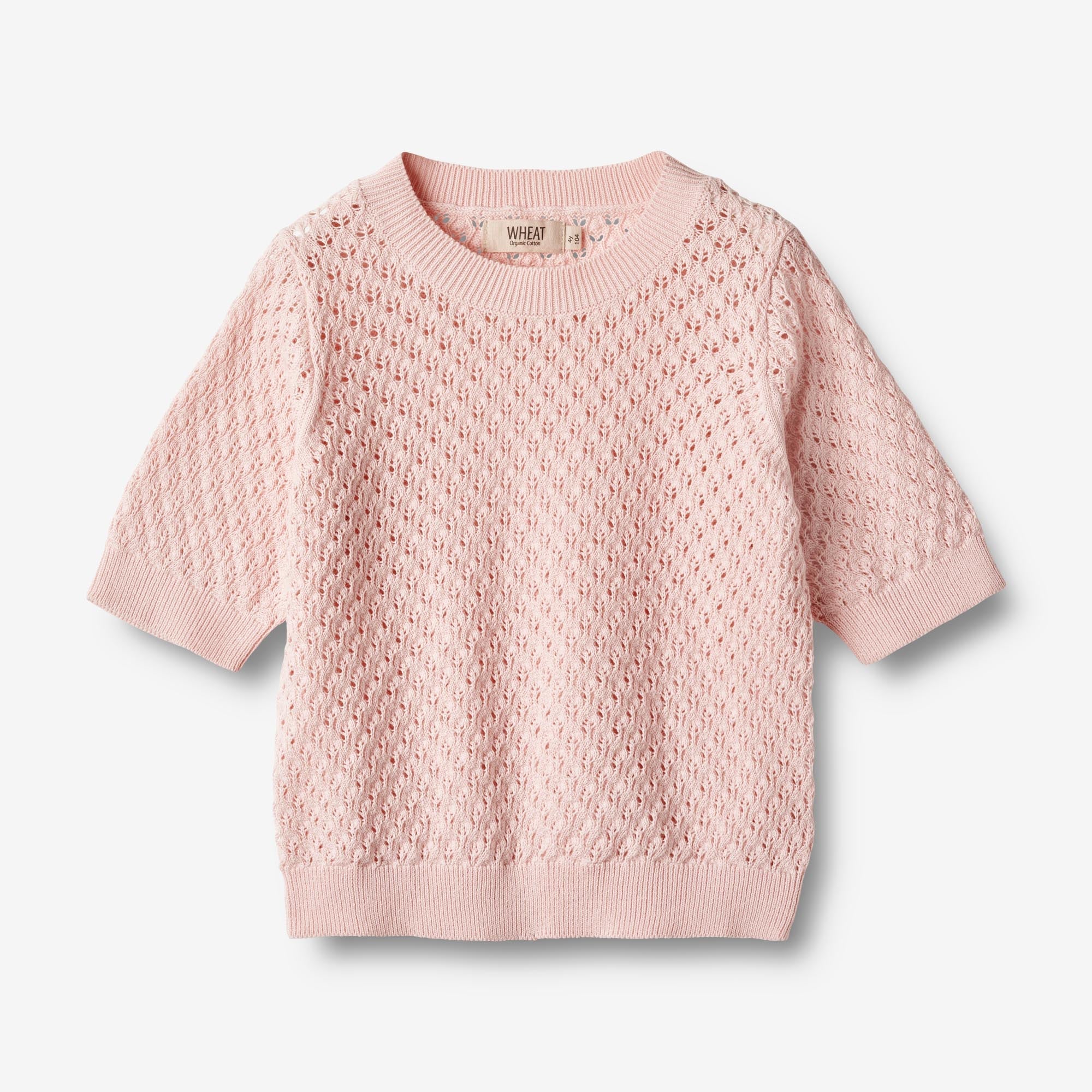 Wheat Main   Strik T-shirt Alva Knitted Tops 2281 rose ballet