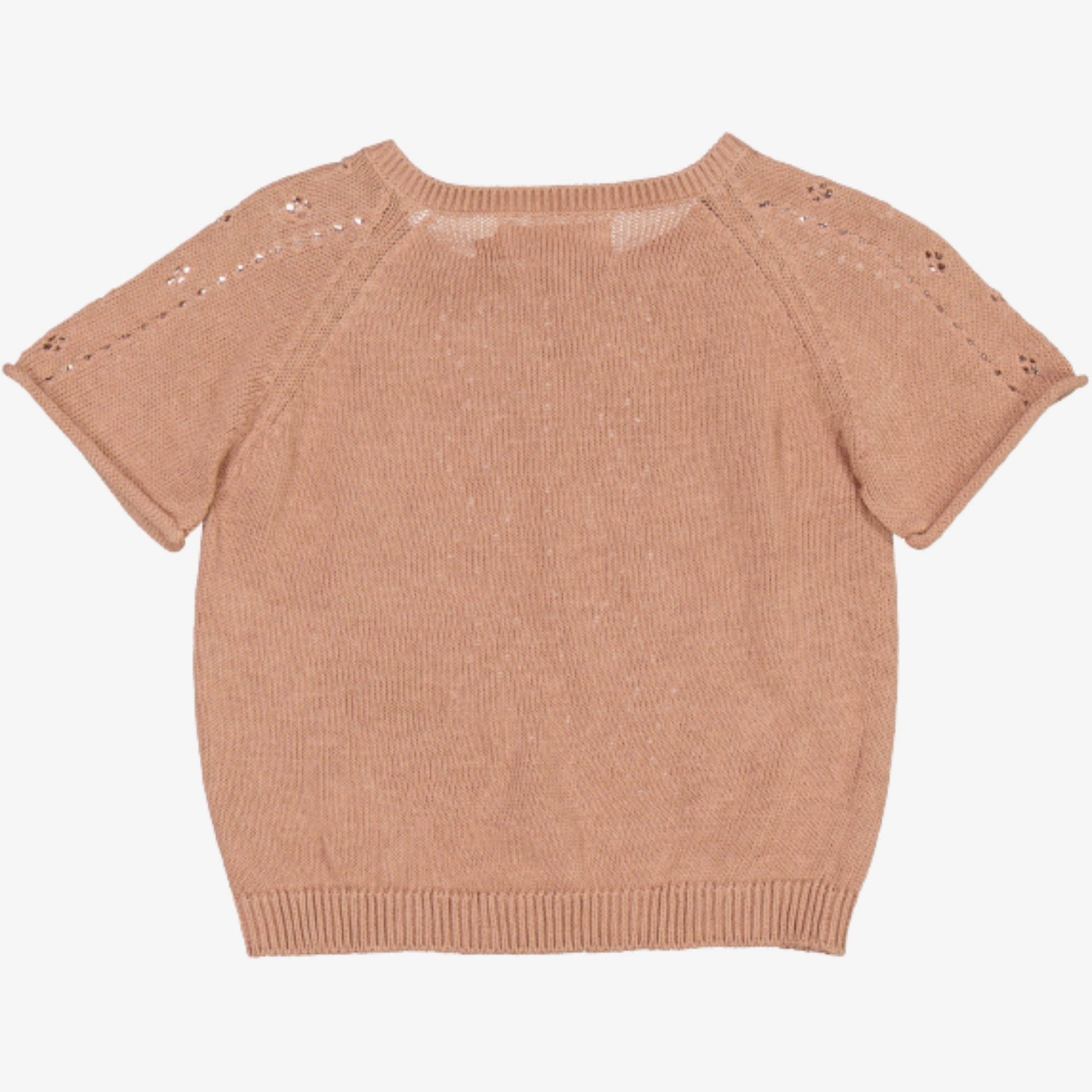 Strik T-shirt Bella | Baby - rose dawn