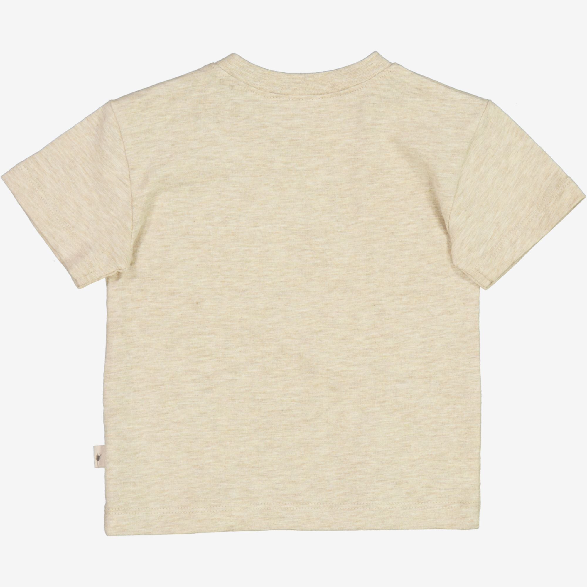 T-Shirt Bi Broderi | Baby - buttermilk melange