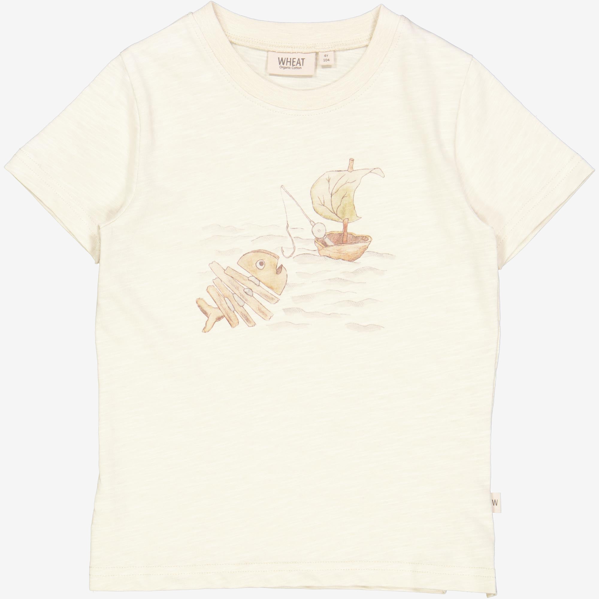 Wheat Main  T-Shirt Fiskeri Jersey Tops and T-Shirts 3356 chalk