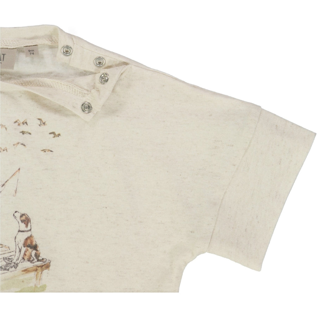 T-Shirt Fisketur - moonlight melange