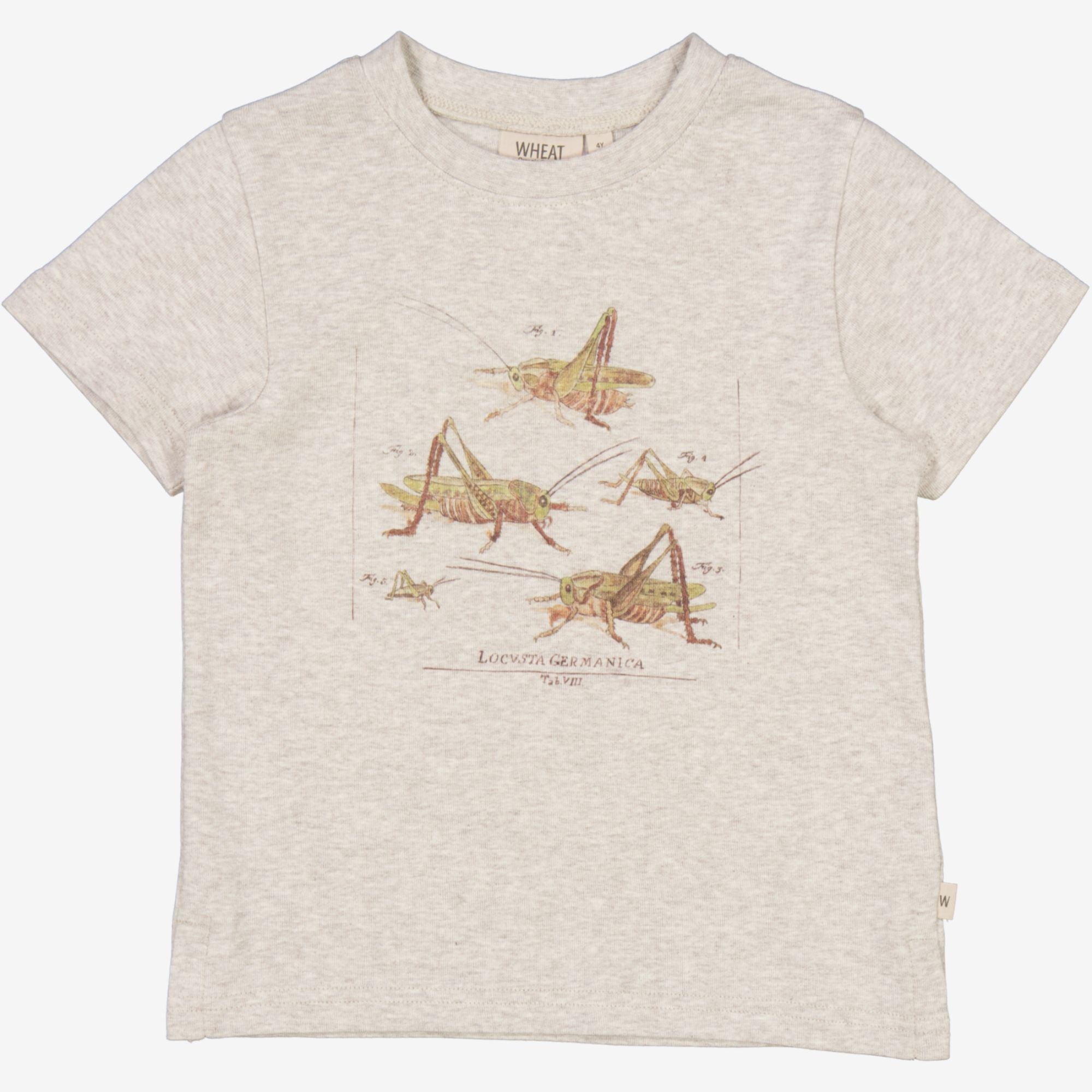Wheat Main  T-Shirt Græshopper Jersey Tops and T-Shirts 5060 fossil melange