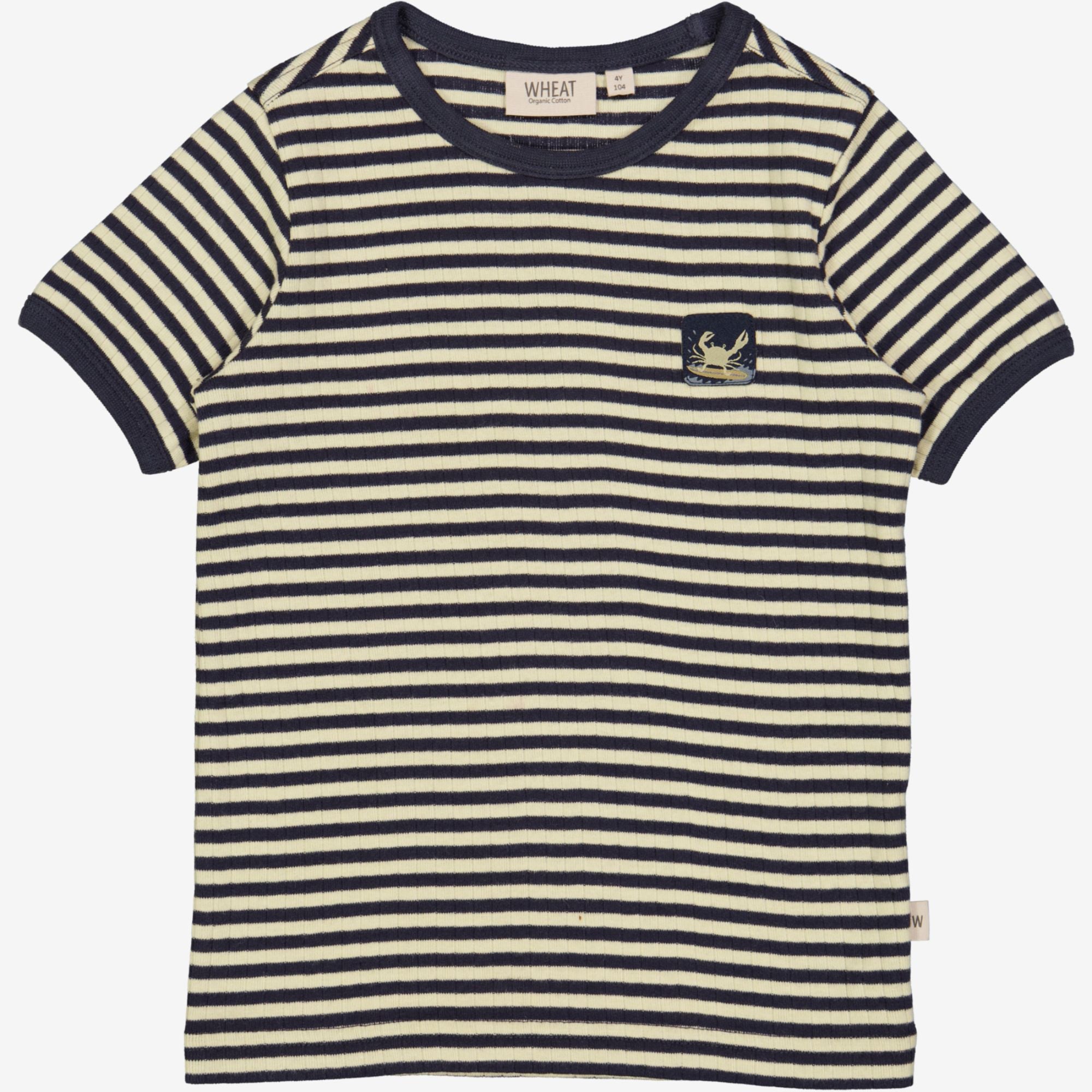 Wheat Main  T-Shirt Krabbe på Surfbræt Jersey Tops and T-Shirts 1387 midnight stripe