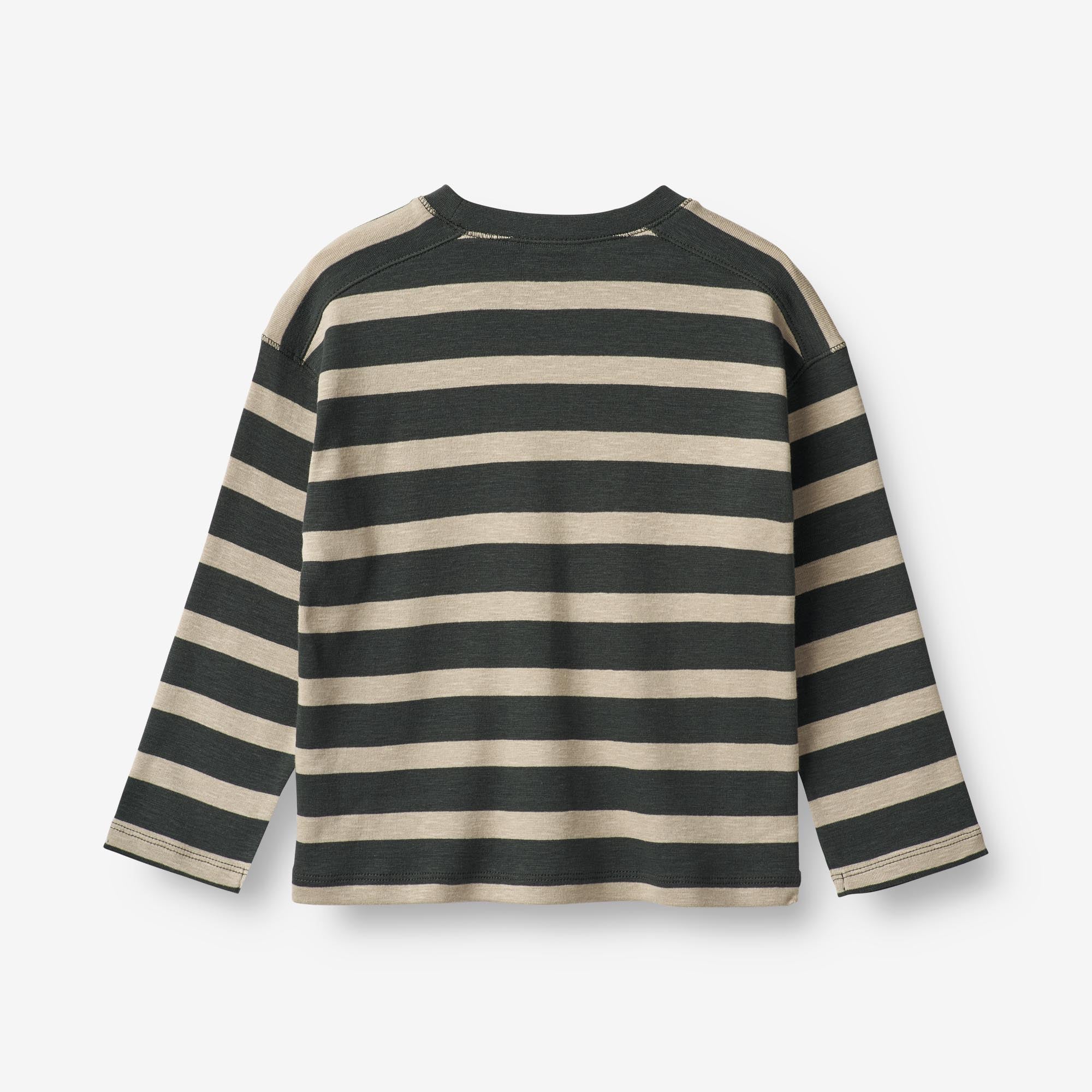 Langærmet T-Shirt Malthe - dark stripe