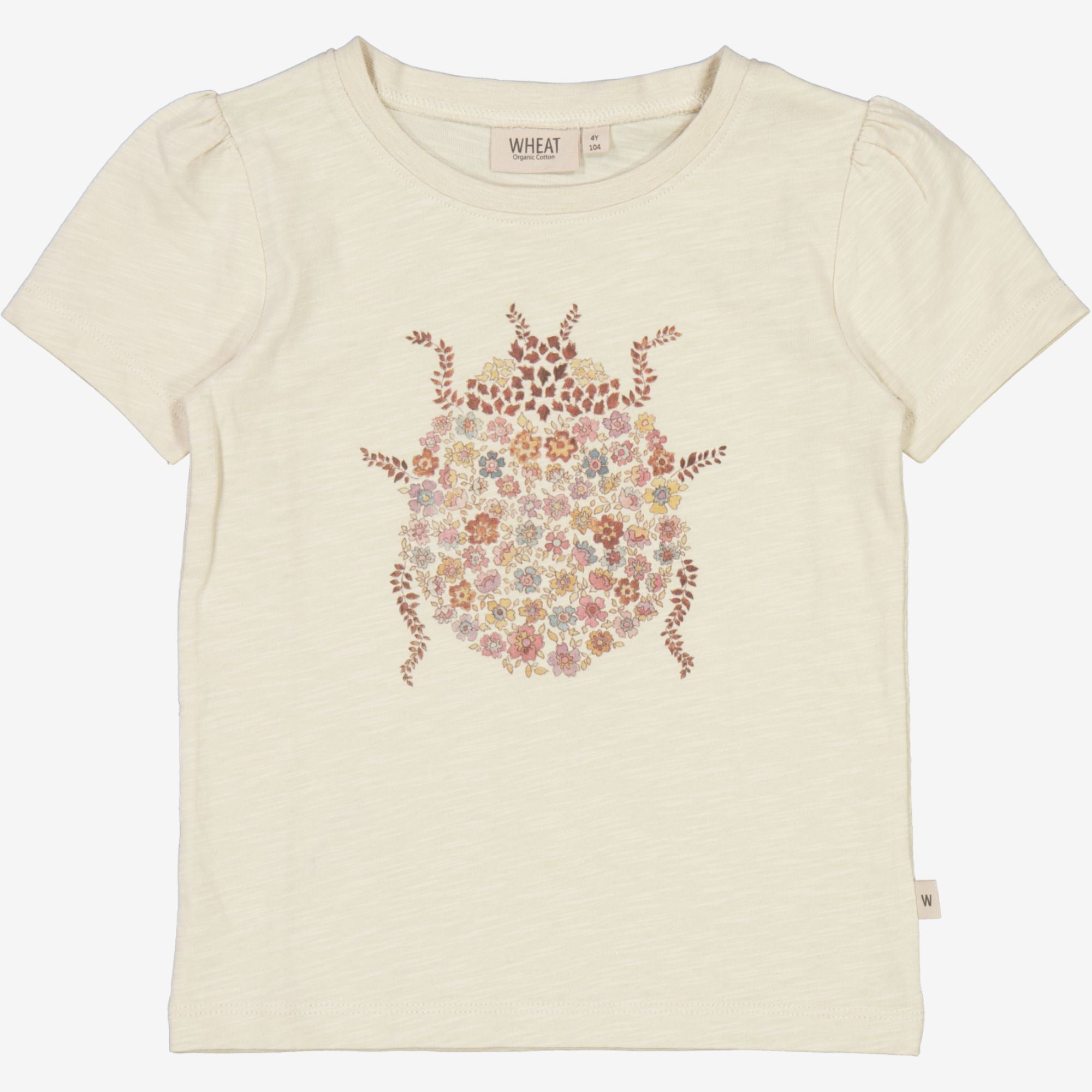 Wheat Main T-Shirt Mariehøne Jersey Tops and T-Shirts 3356 chalk