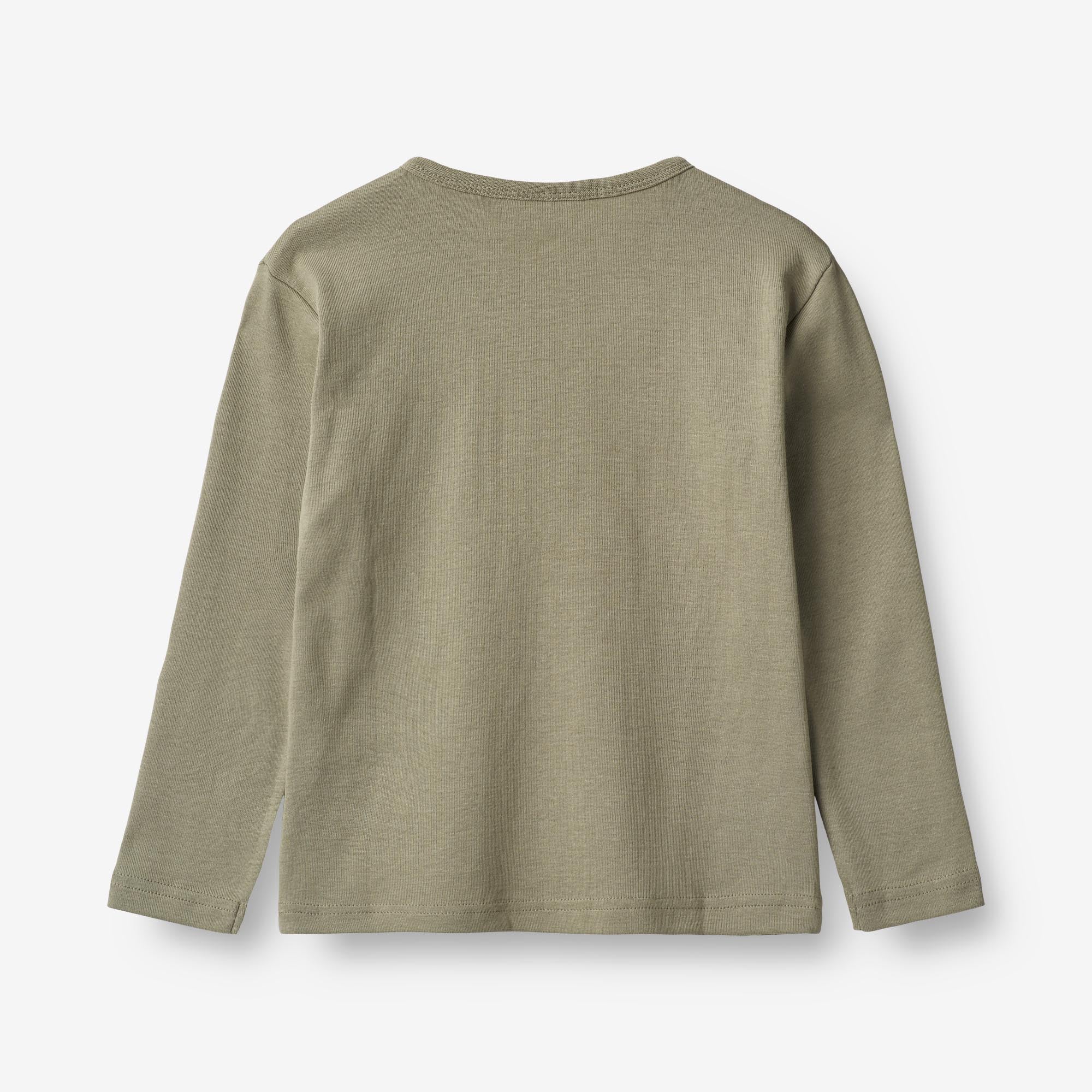 Langærmet T-shirt Morris - sage