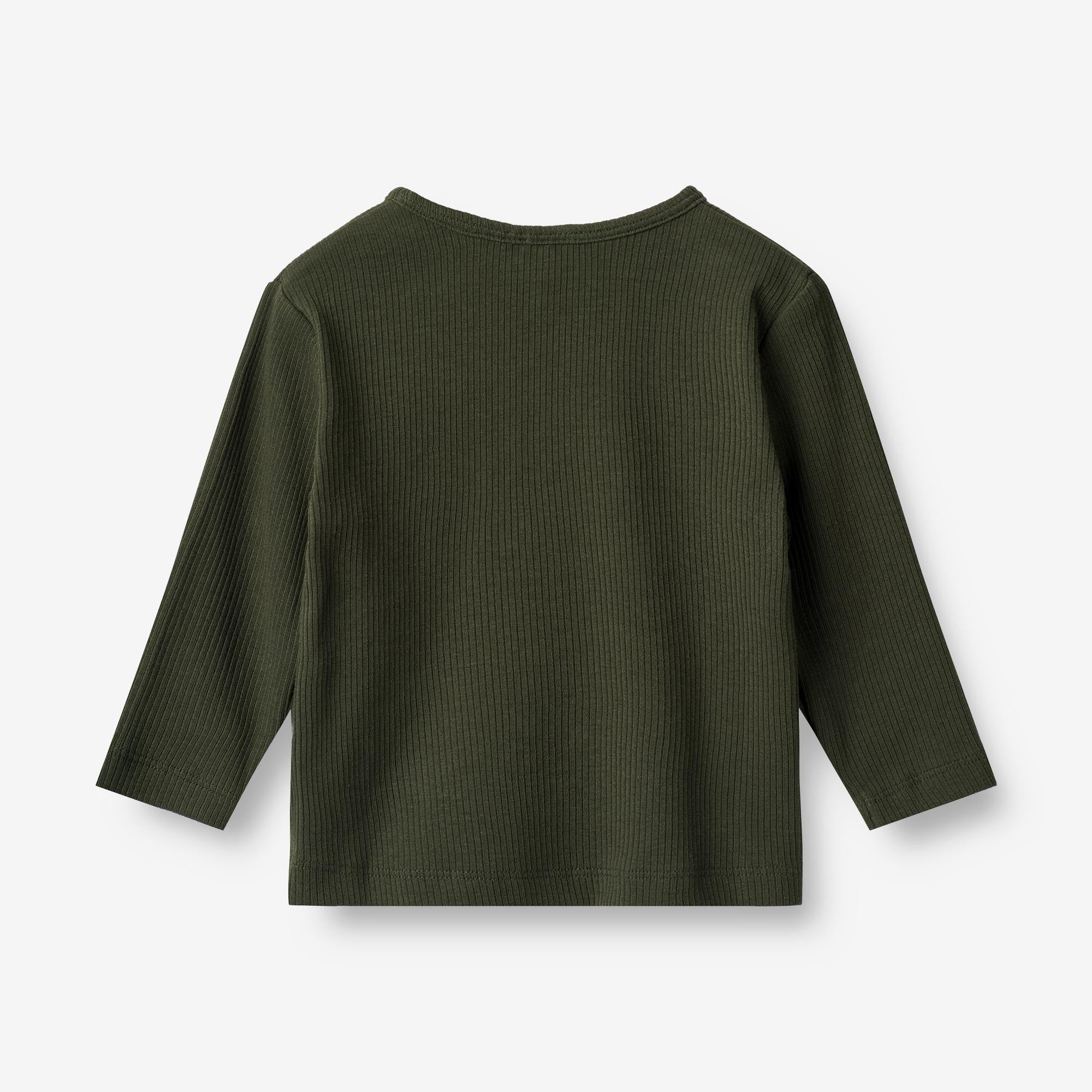 Langærmet T-shirt Morris | Baby - deep forest