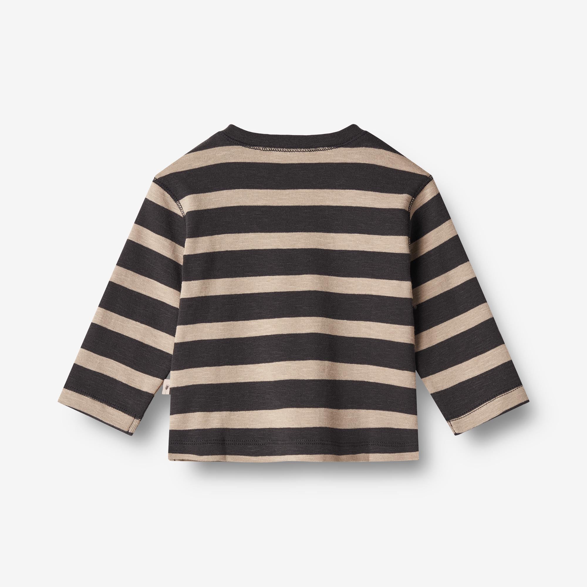 Langærmet T-Shirt Nohr | Baby - dark stripe