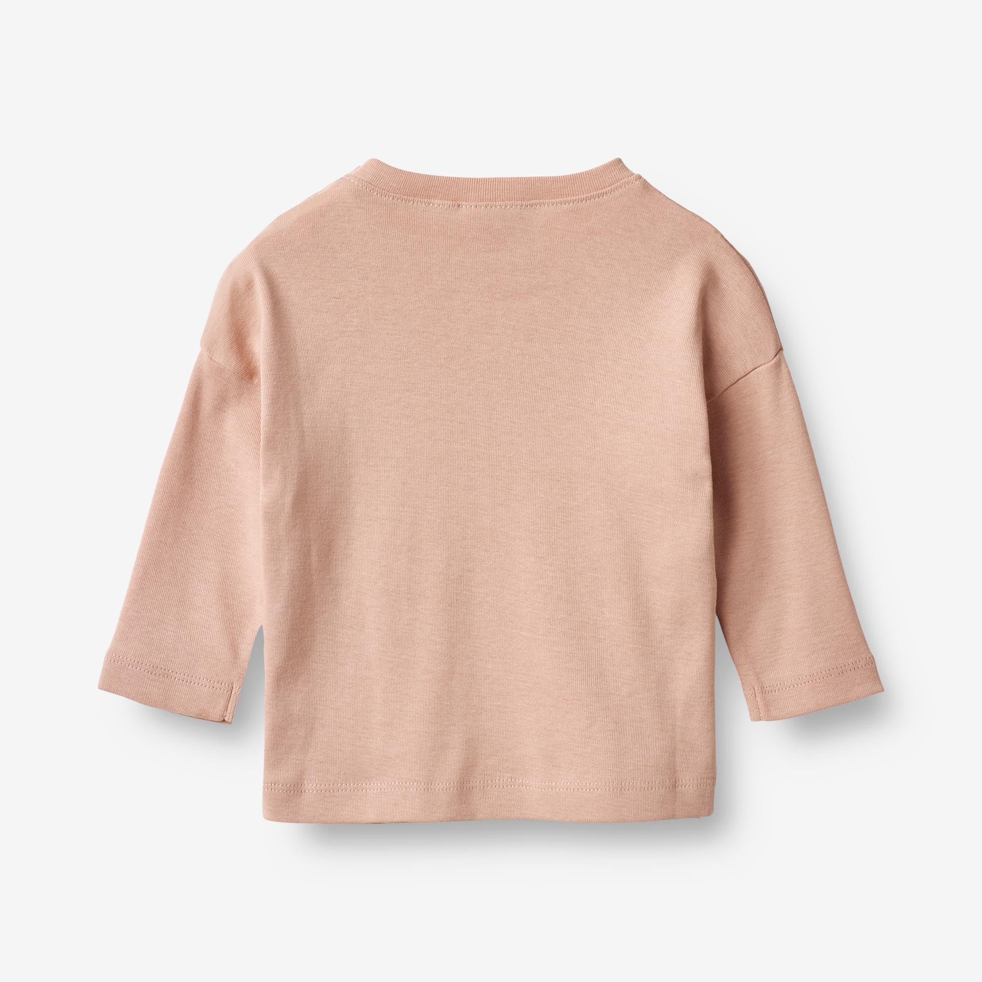 Langærmet T-Shirt | Baby - pink sand