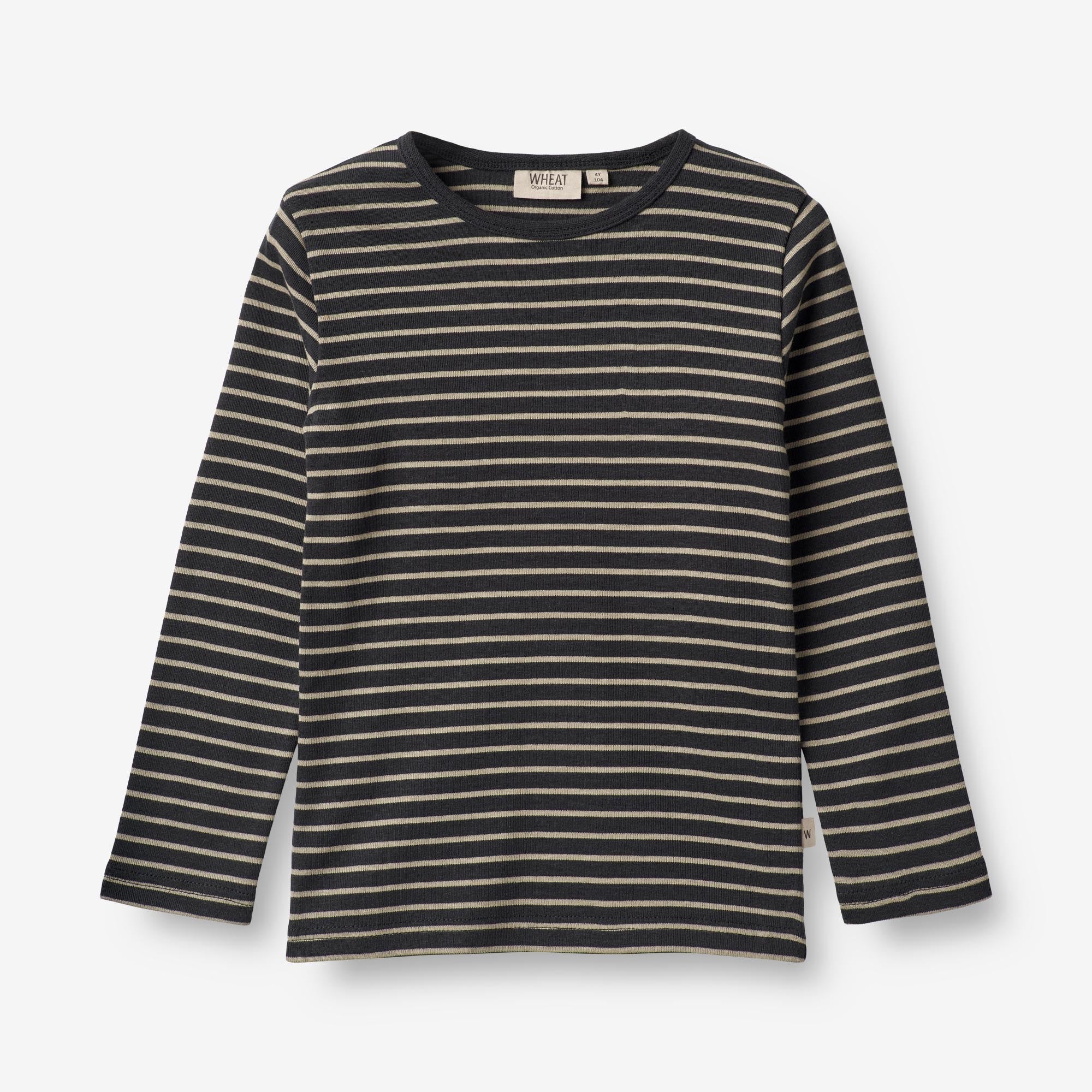 Wheat Main  Langærmet T-shirt Stig Jersey Tops and T-Shirts 1433 navy stripe