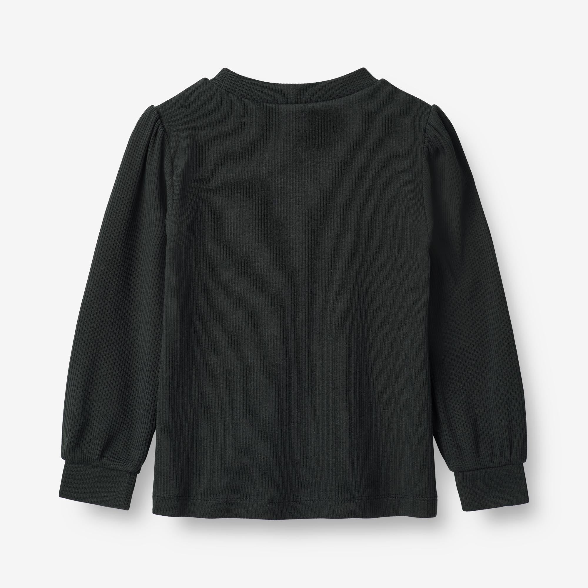 Langærmet Rib T-shirt Vela - navy