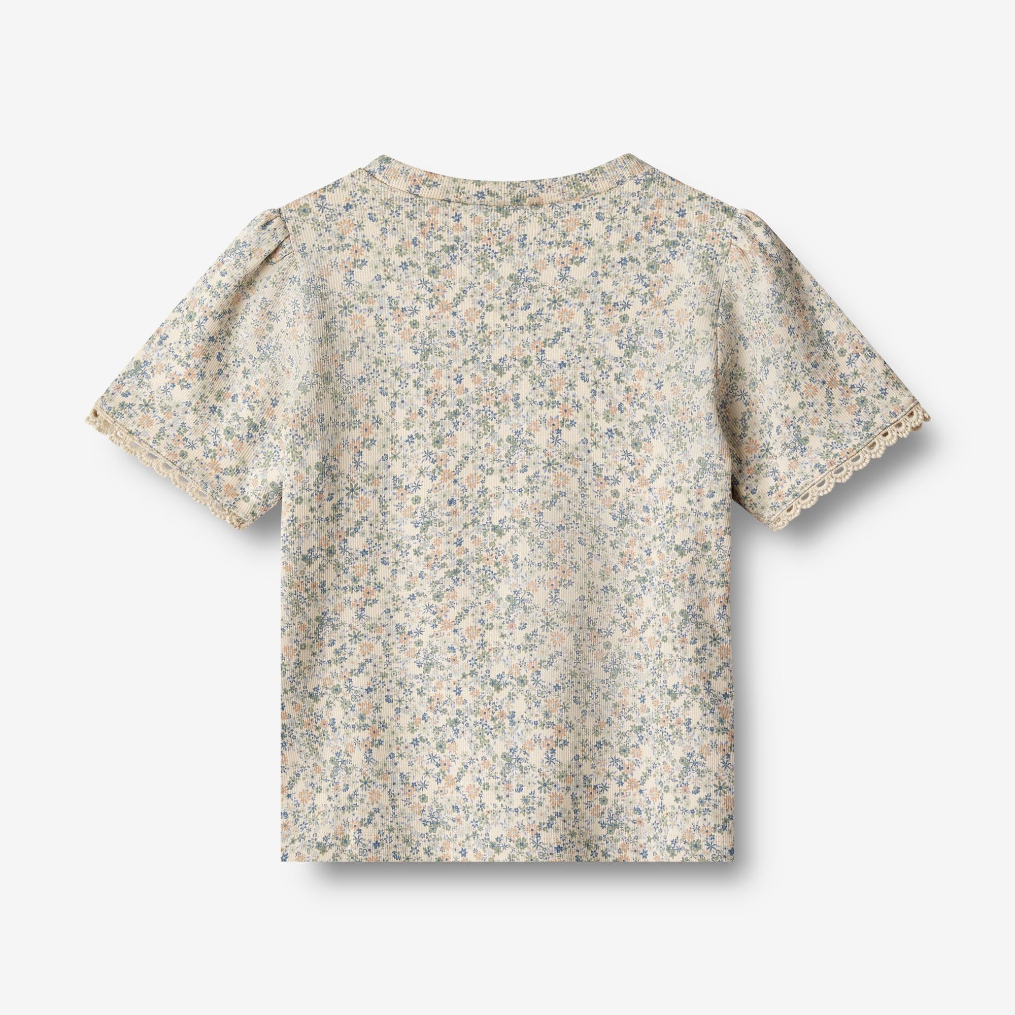 T-shirt Iris - sandshell mini flowers