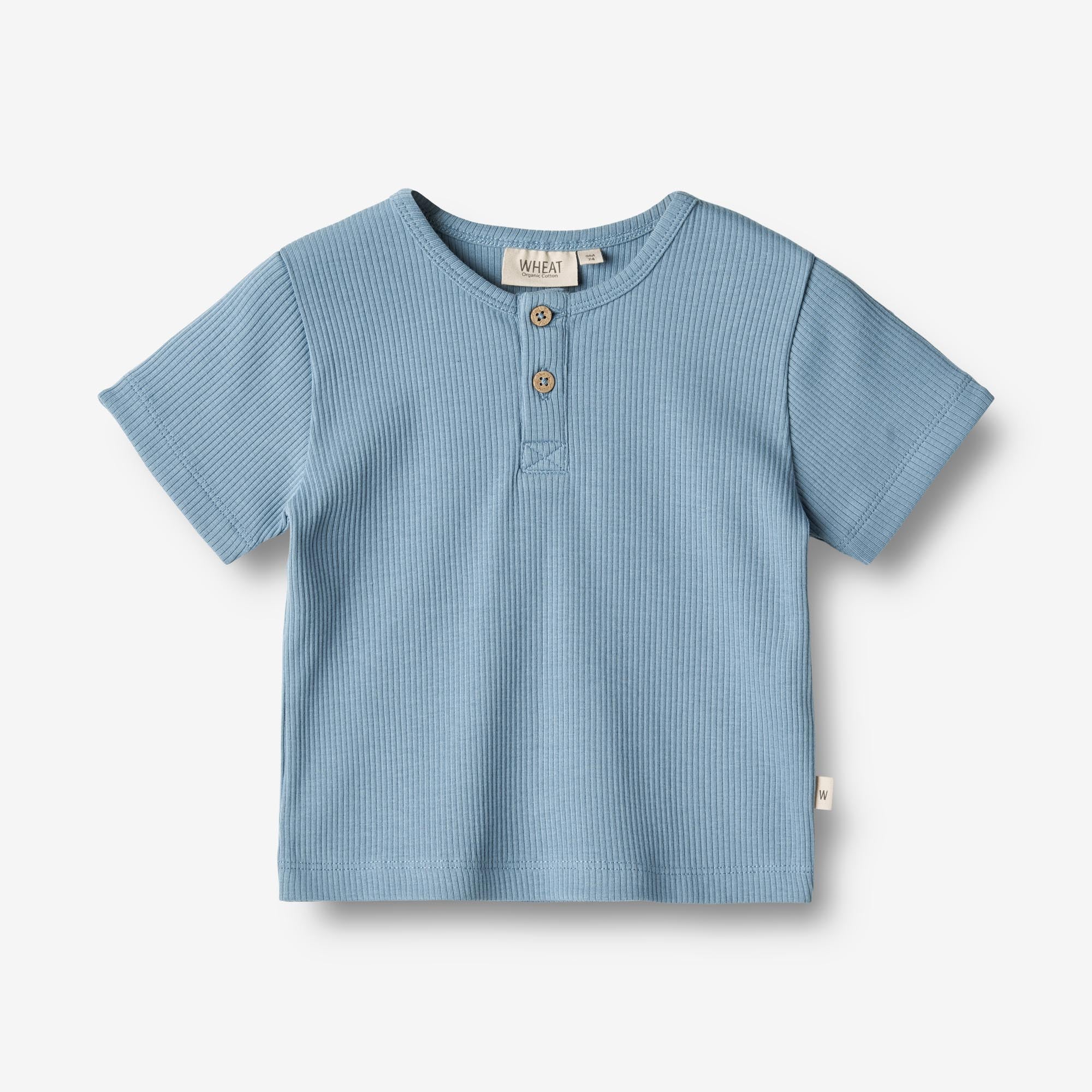 Wheat Main   T-shirt Lumi Jersey Tops and T-Shirts 1043 blue