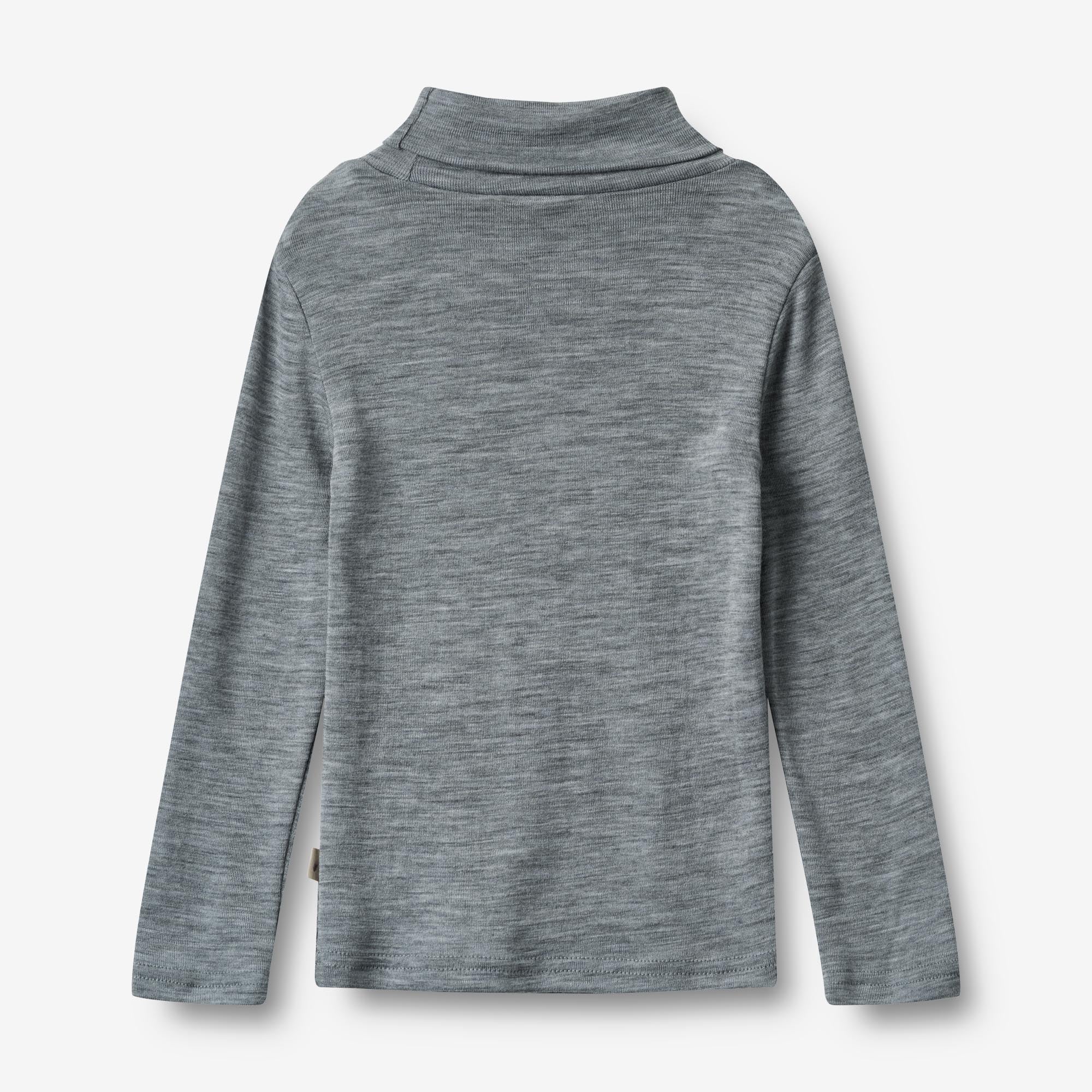 Uld Rullekrave Aksel - melange grey