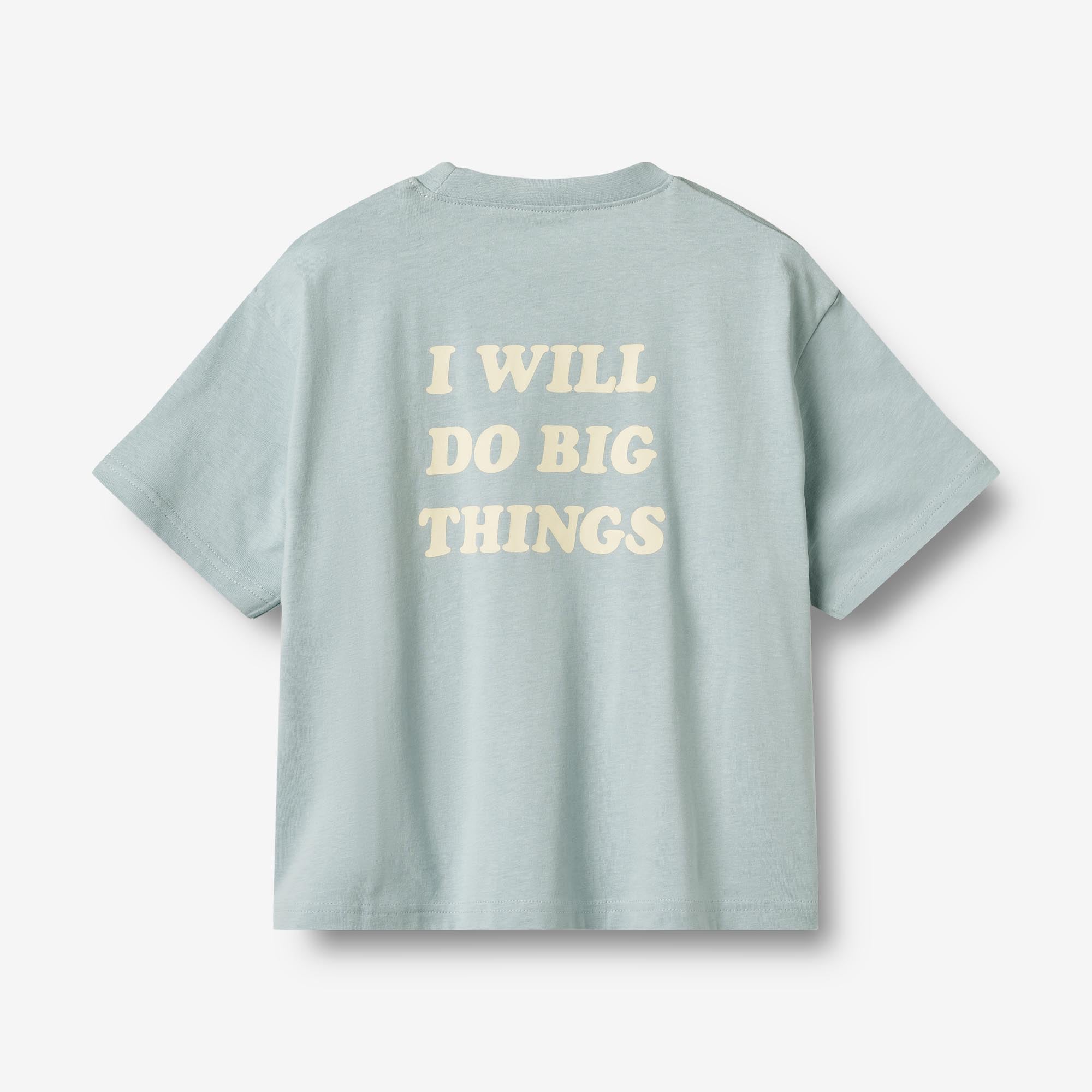 Wheat Collab Wheat x Pernille Teisbæk | T-Shirt S/S Noko Jersey Tops and T-Shirts 1043 blue
